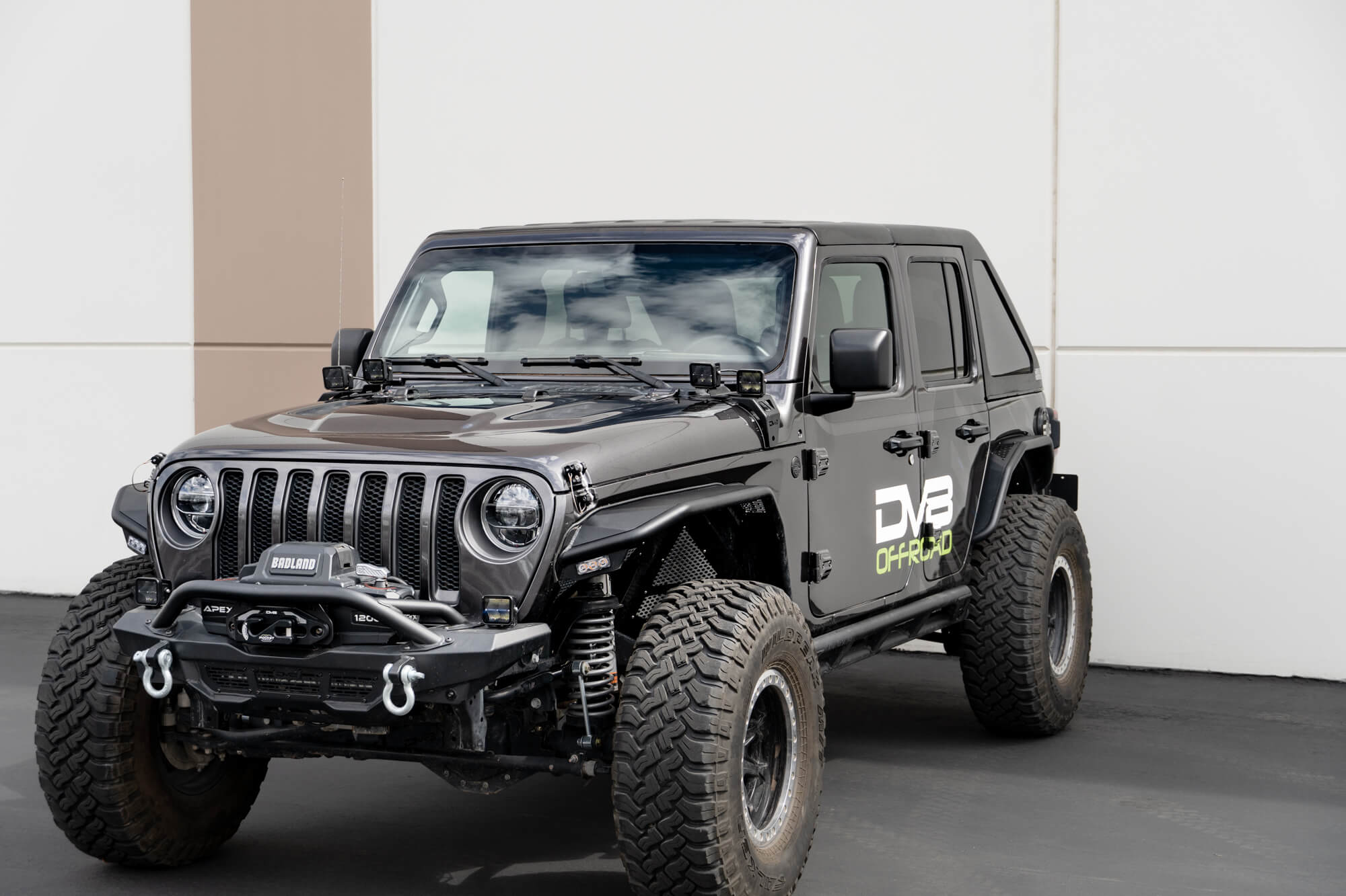 2018 2025 Jeep Wrangler JLU 4 Door Razor Series Fastback Hard Top DV8 Offroad