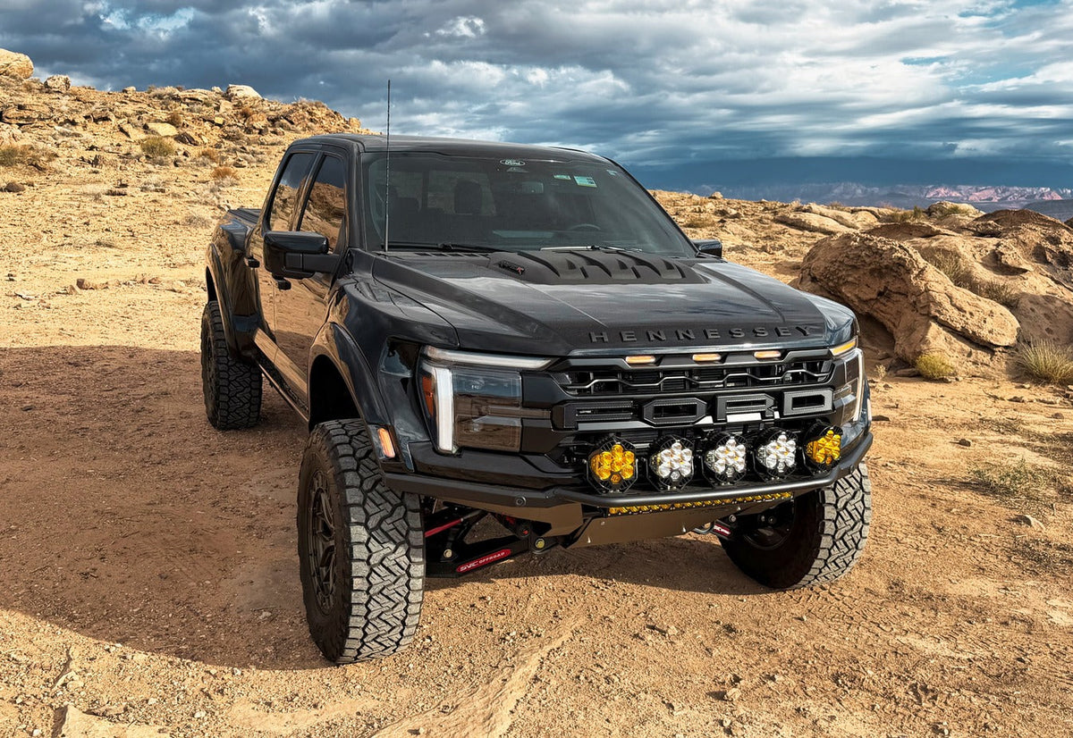 2023+ Ford F-150 Raptor R Mojave Frame Cut Front Bumper with Heat Exchanger