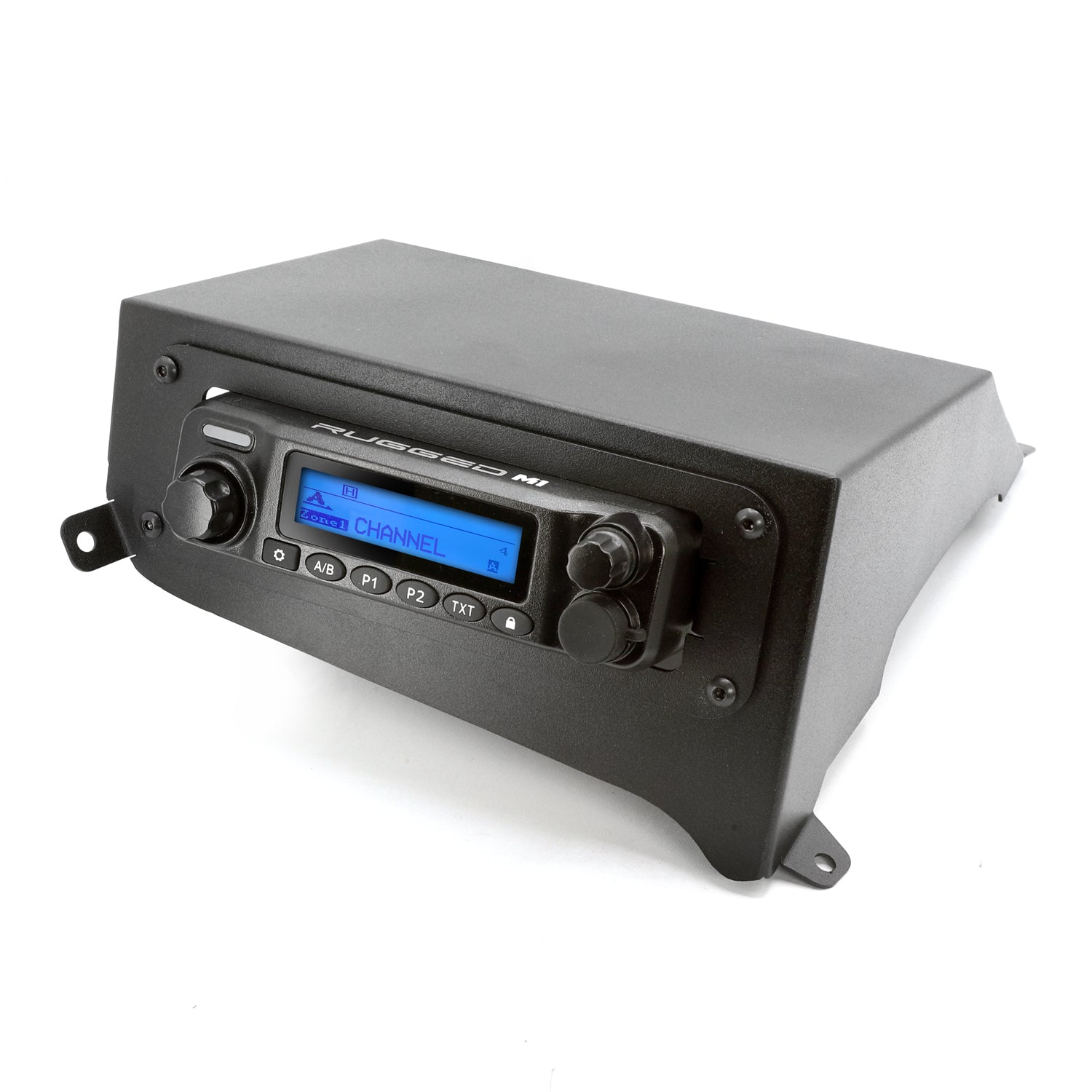 Can-Am Maverick R Remote Head Top Mount Kit for enhanced audio control in offroad vehicles. Durable and easy to install.