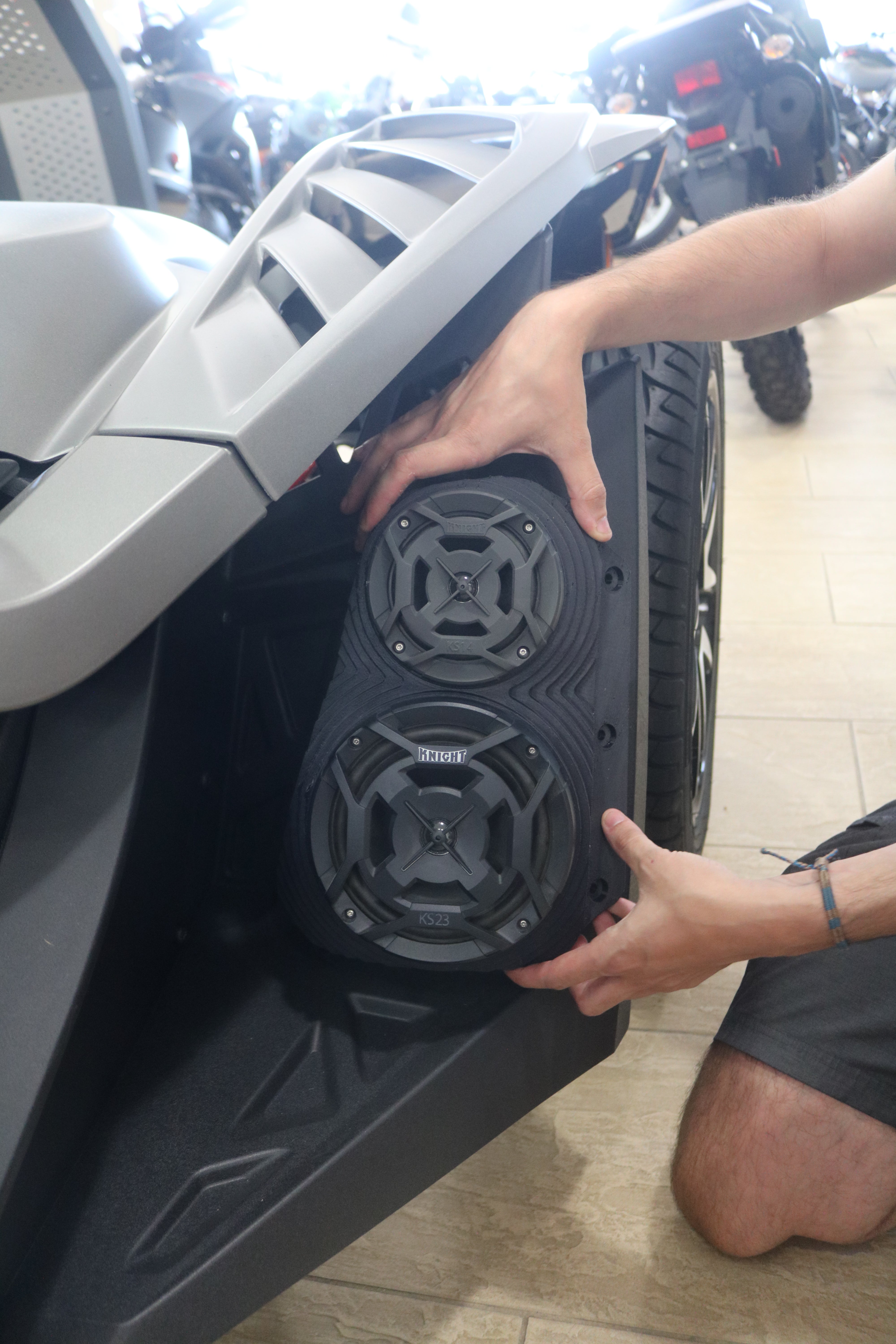 Polaris Slingshot Bluetooth LED Sound System - Housings Only
