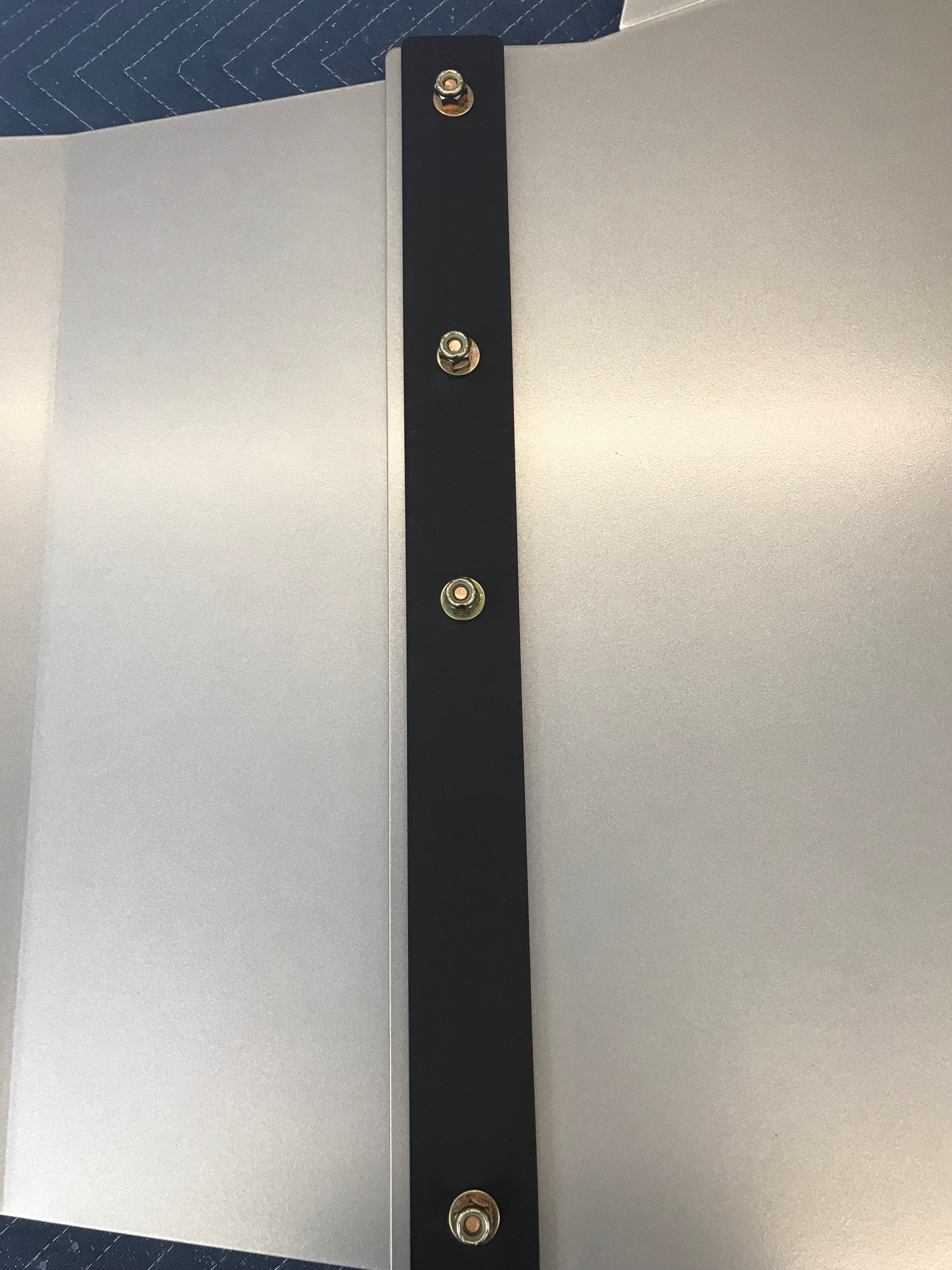 2019 and newer Ford Ranger skid plate showcasing durable aluminum construction and secure bolt fittings for offroad protection.