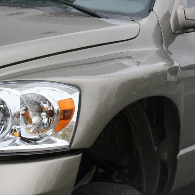 2006-2008 Dodge Ram fenders showcasing a sleek design and durable construction for enhanced vehicle performance.