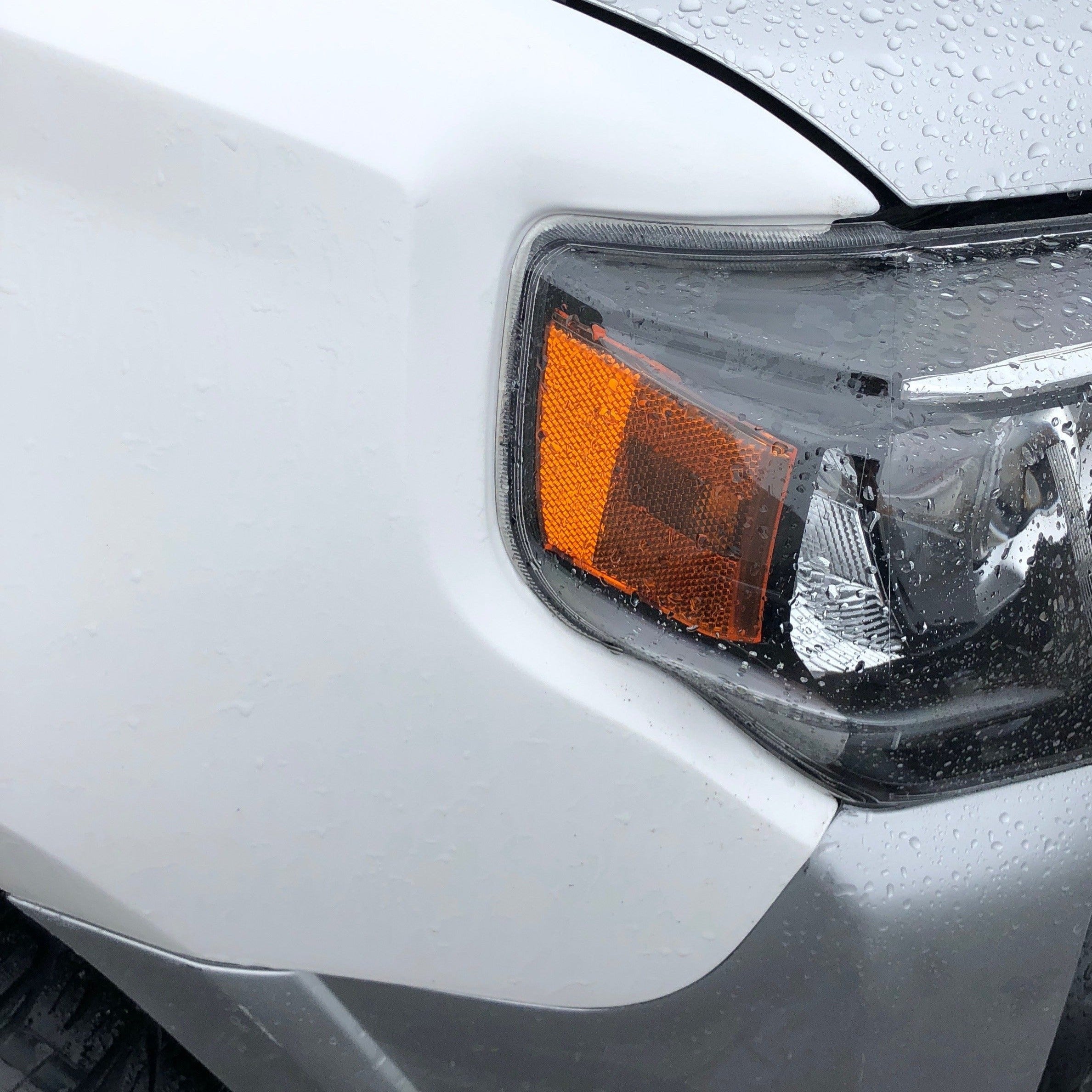 Toyota 4-Runner fender for 2010-2024 models, showcasing a close-up of the headlight and turn signal area.