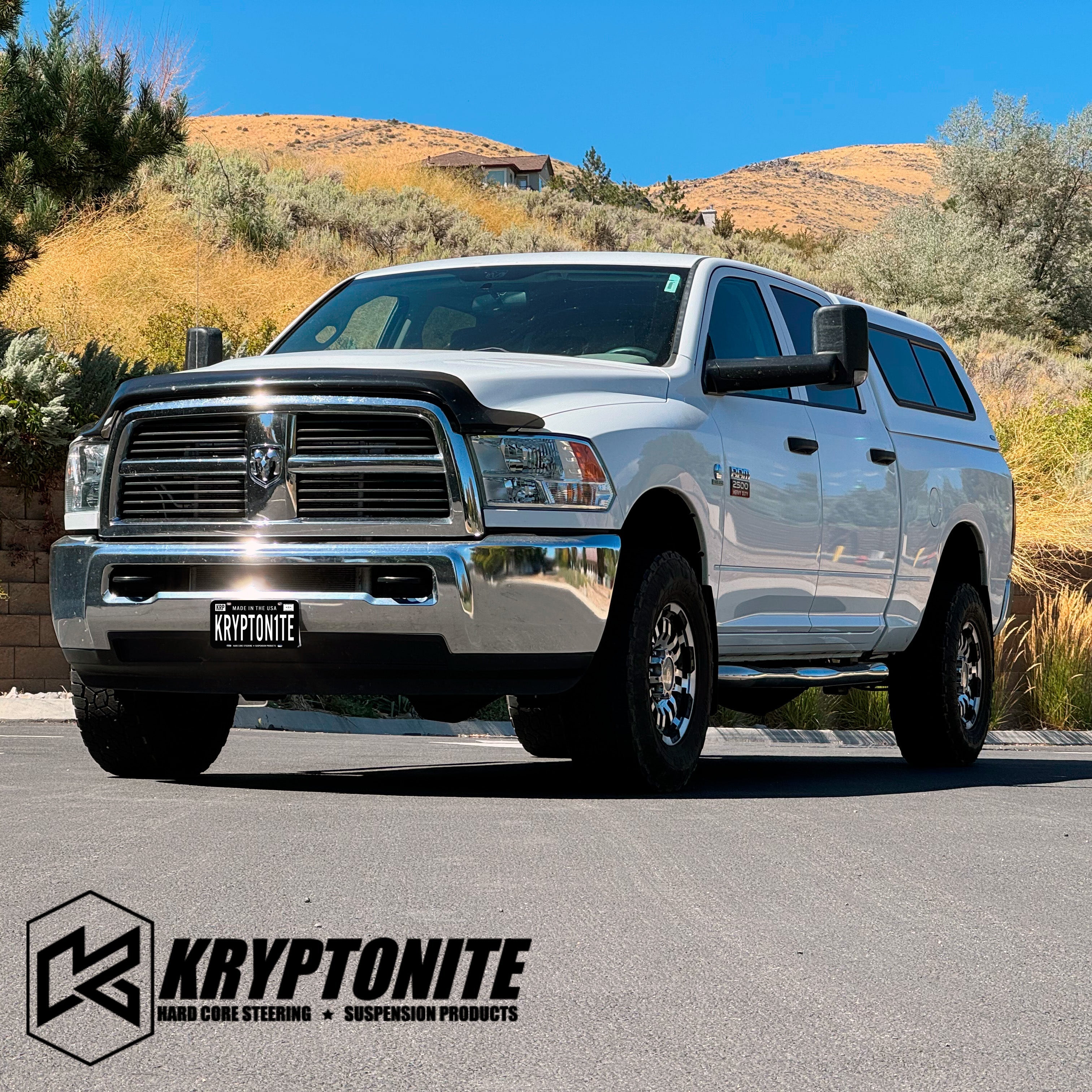 Kryptonite Dual Steering Stabilizer Kit with Fox 2.0 Shocks for 2003-2013 RAM 2500/3500