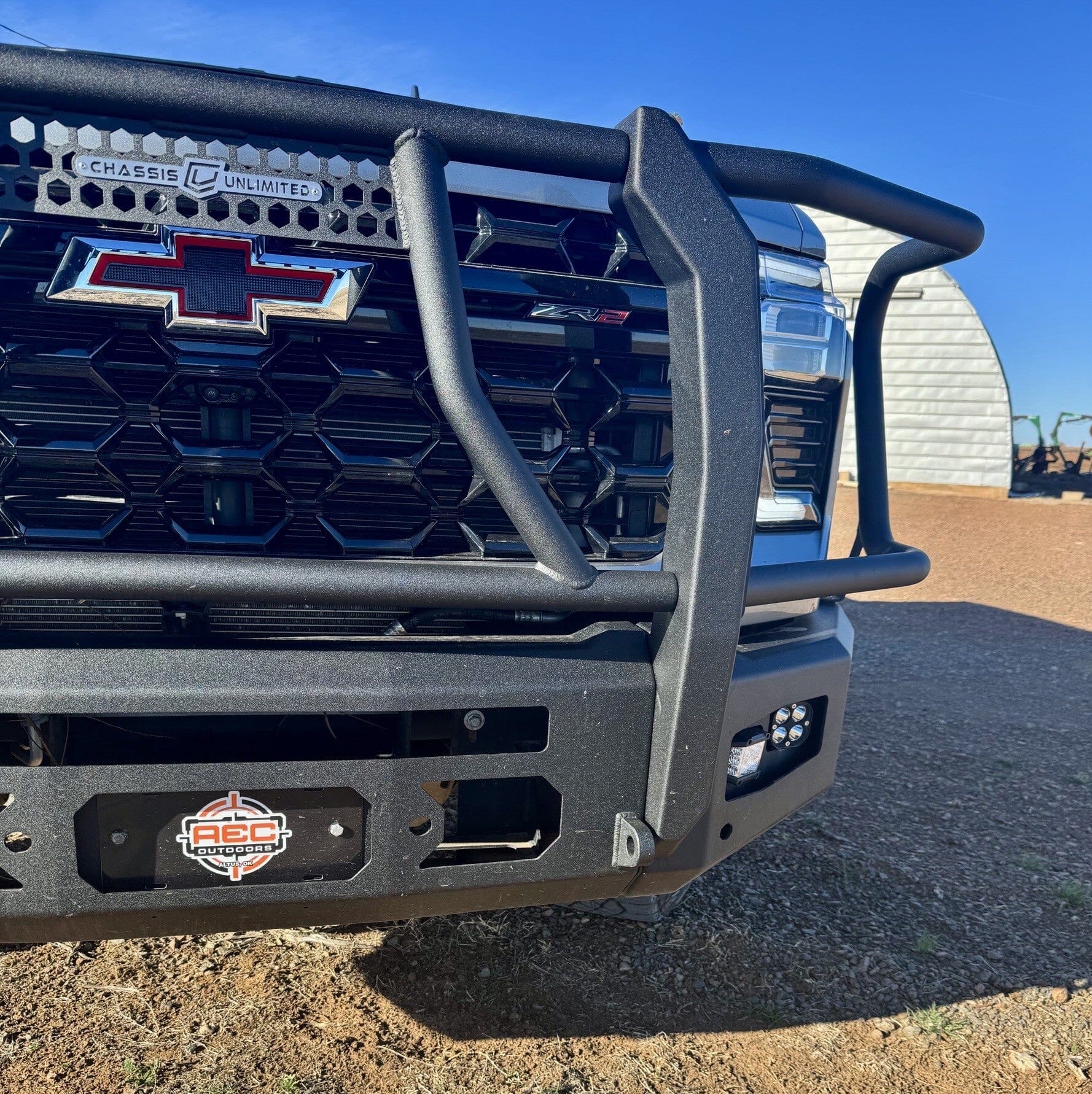 2024+ CHEVY SILVERADO 2500/3500 ATTITUDE FRONT WINCH BUMPER W/ GUARD Chassis Unlimited Inc. 