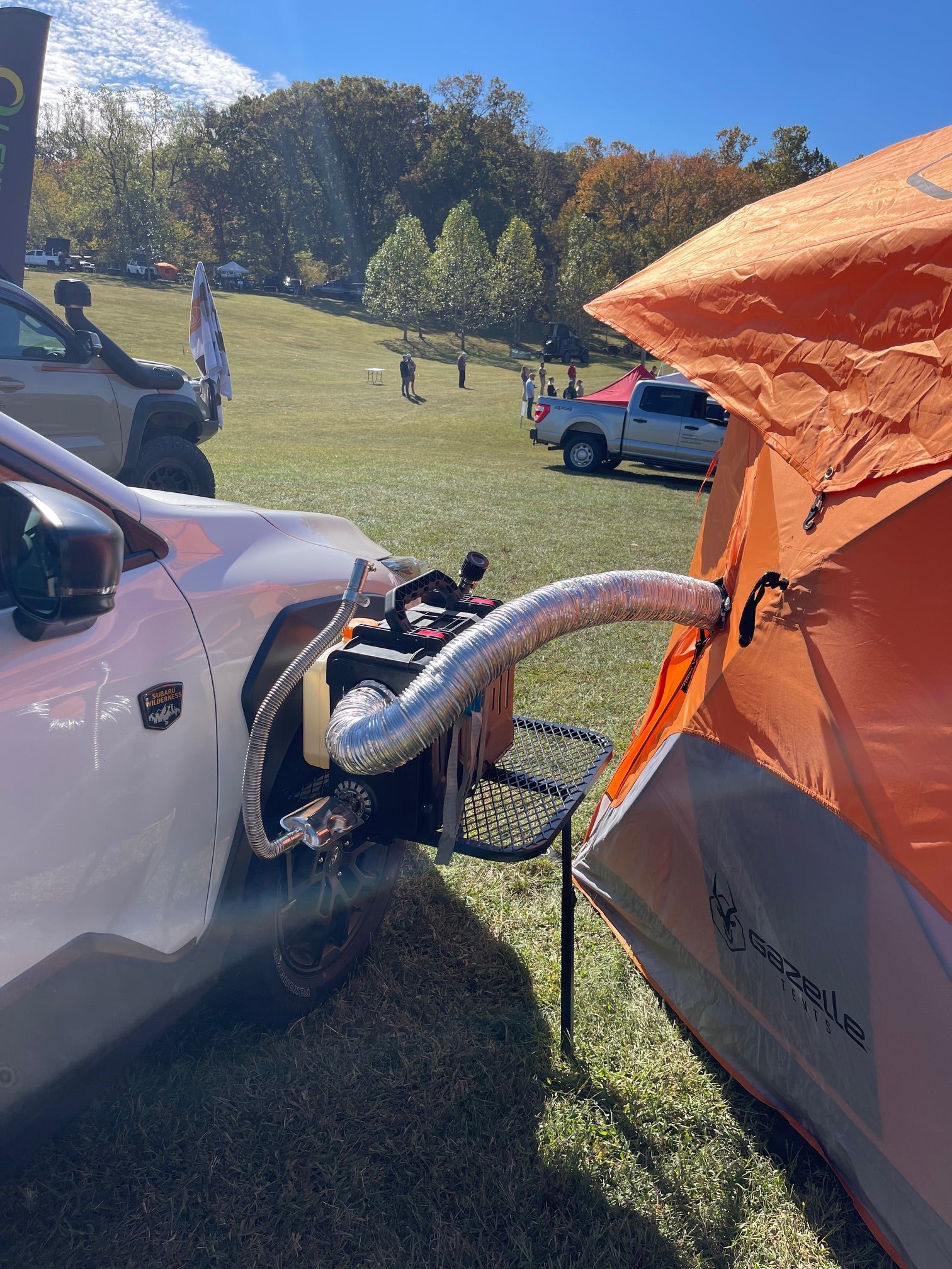 SMALL -  Aluminum Camping Tire Table
