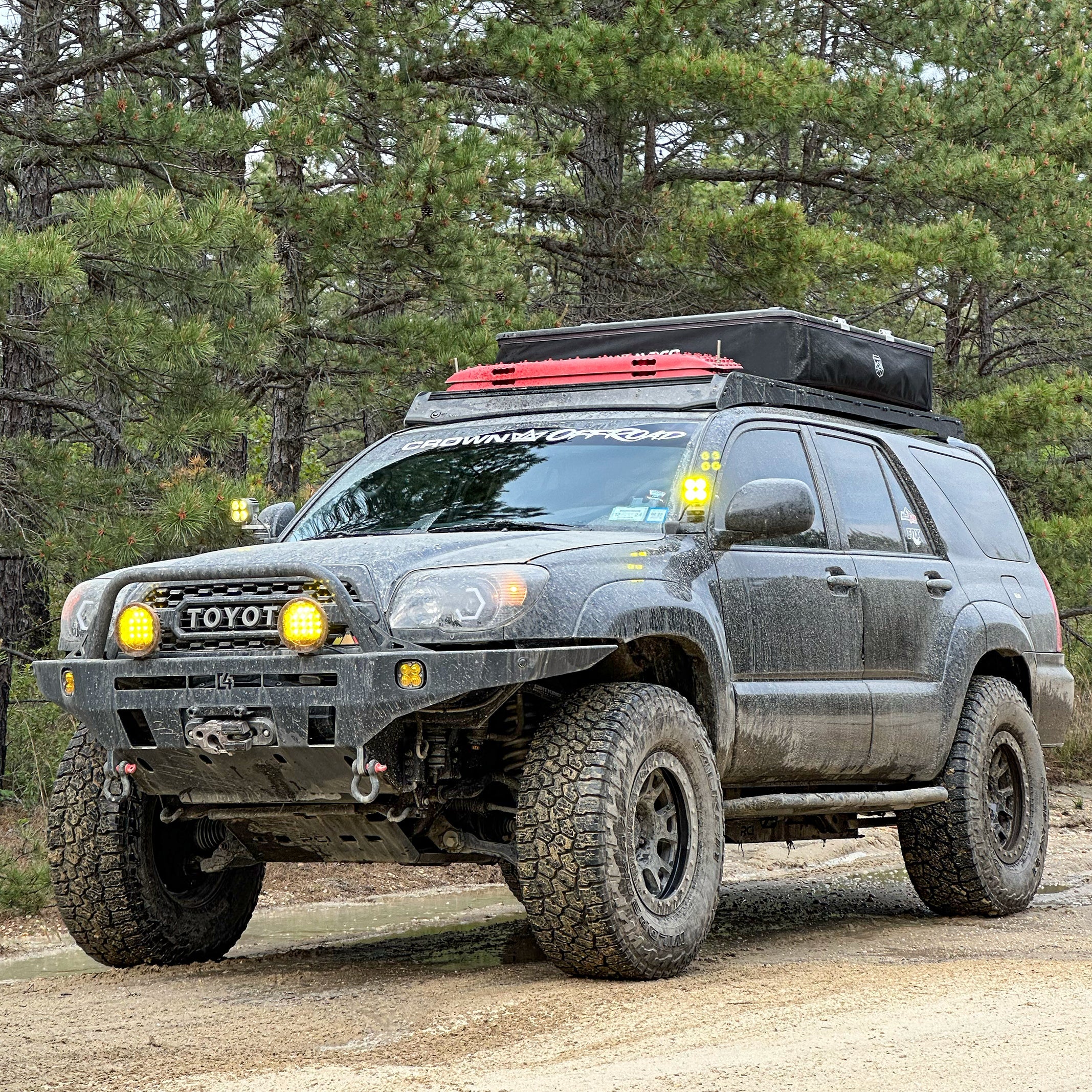 4Runner Overland Series front bumper for 2003-2009 models, enhancing off-road capability and rugged style.