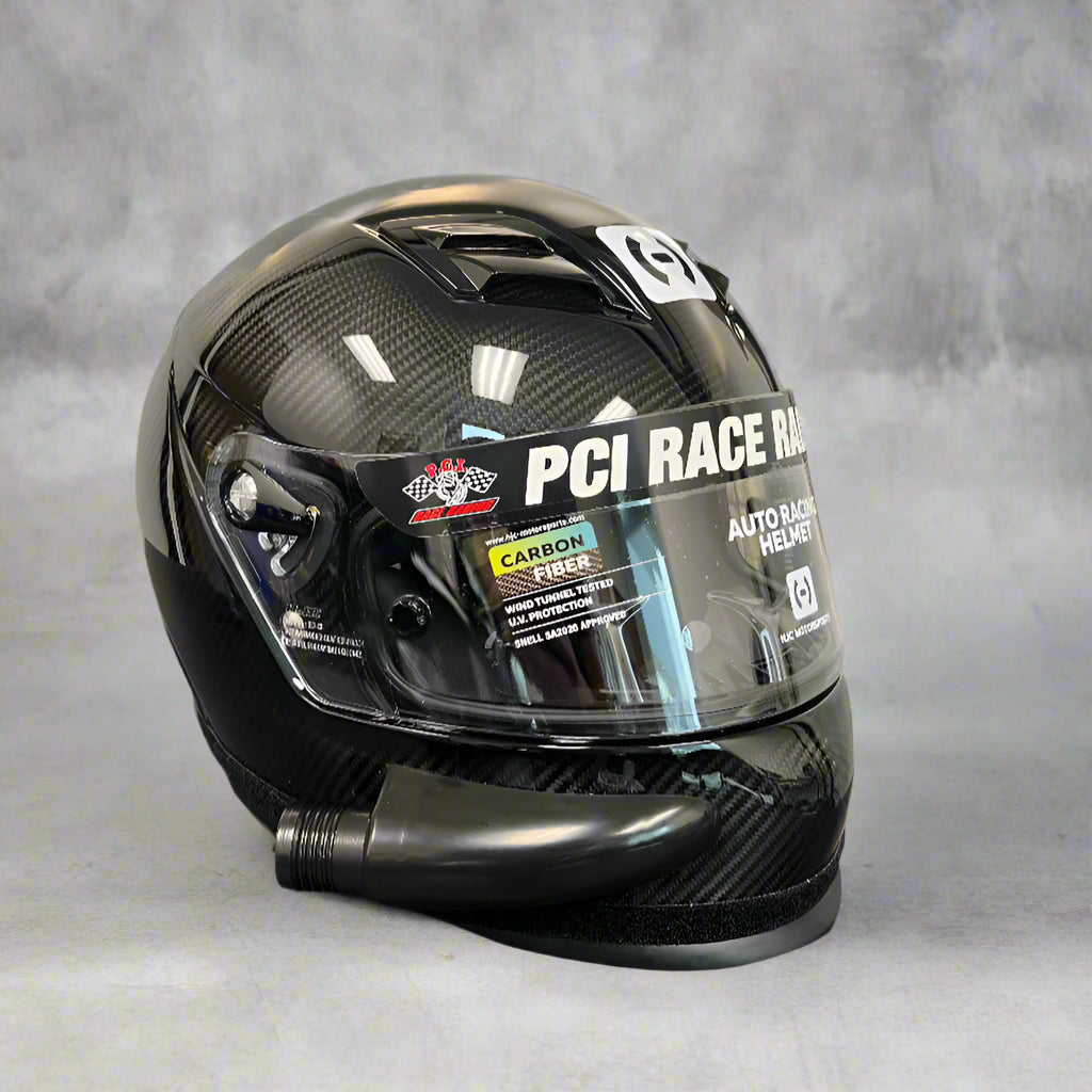 Clearance Large HJC H10 SA2020 Helmet Right Side RaceAir - No Wiring - PCI Race Radios