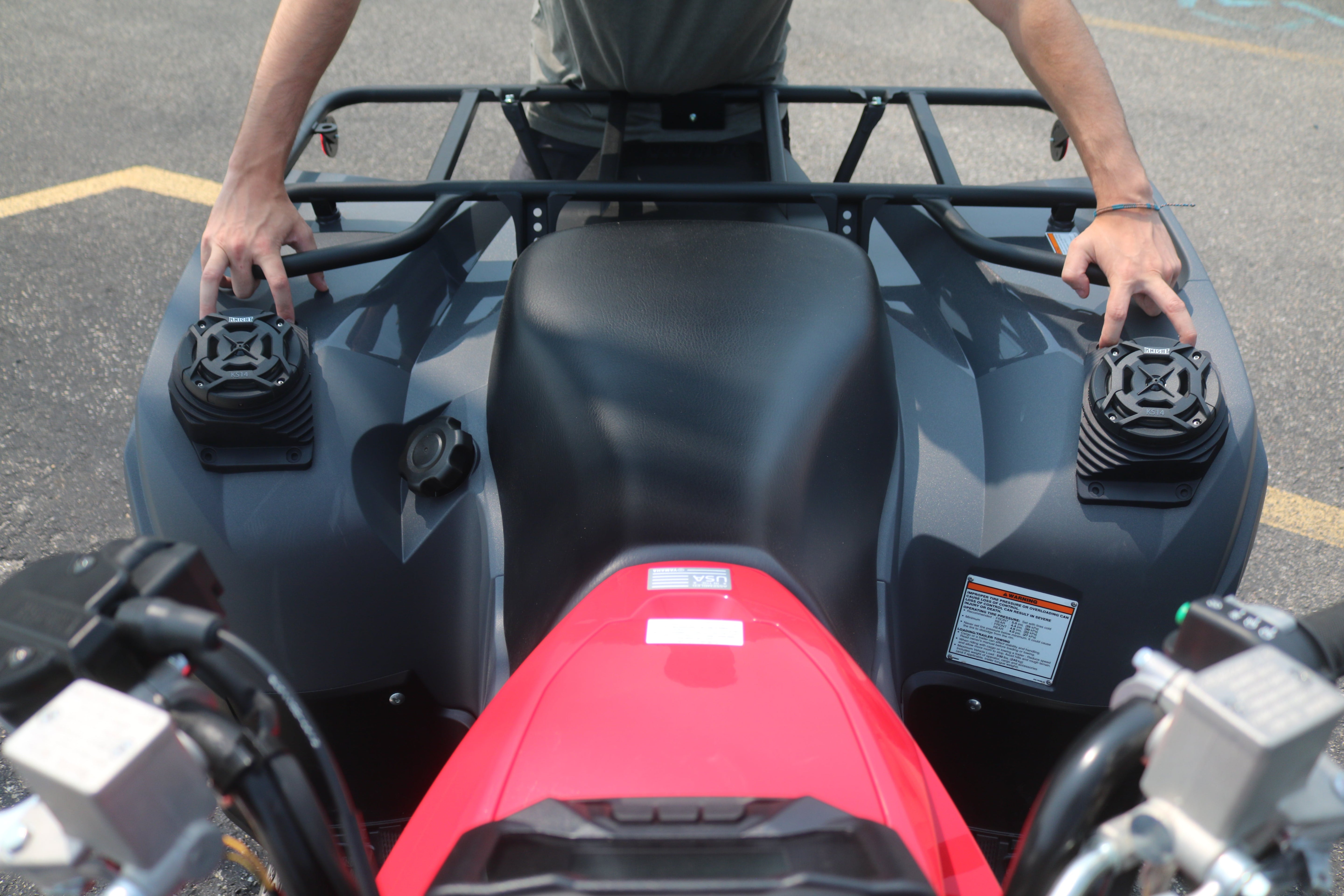 2016-2026 Yamaha Grizzly 700 Waterproof Rear Fender Speaker Pods