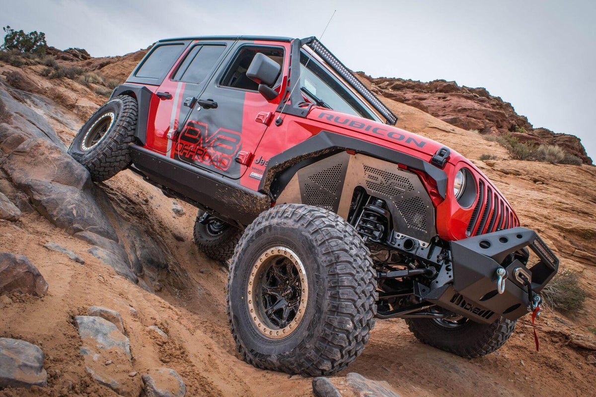 2018 2023 Jeep Wrangler JL JLU Gladiator JT Front Inner Fenders DV8 Offroad