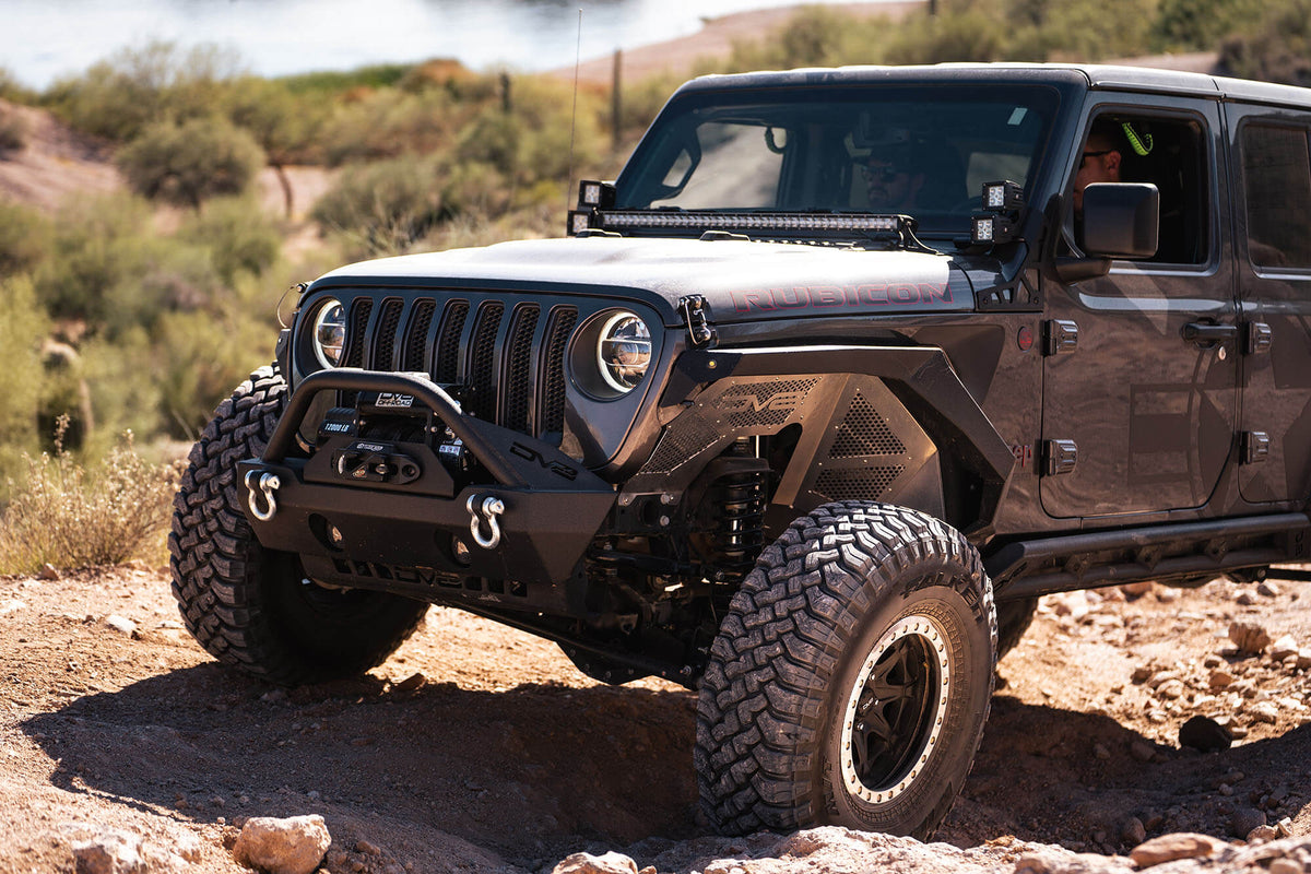 2018 2023 Jeep Wrangler JL JLU Gladiator JT Front Inner Fenders DV8 Offroad