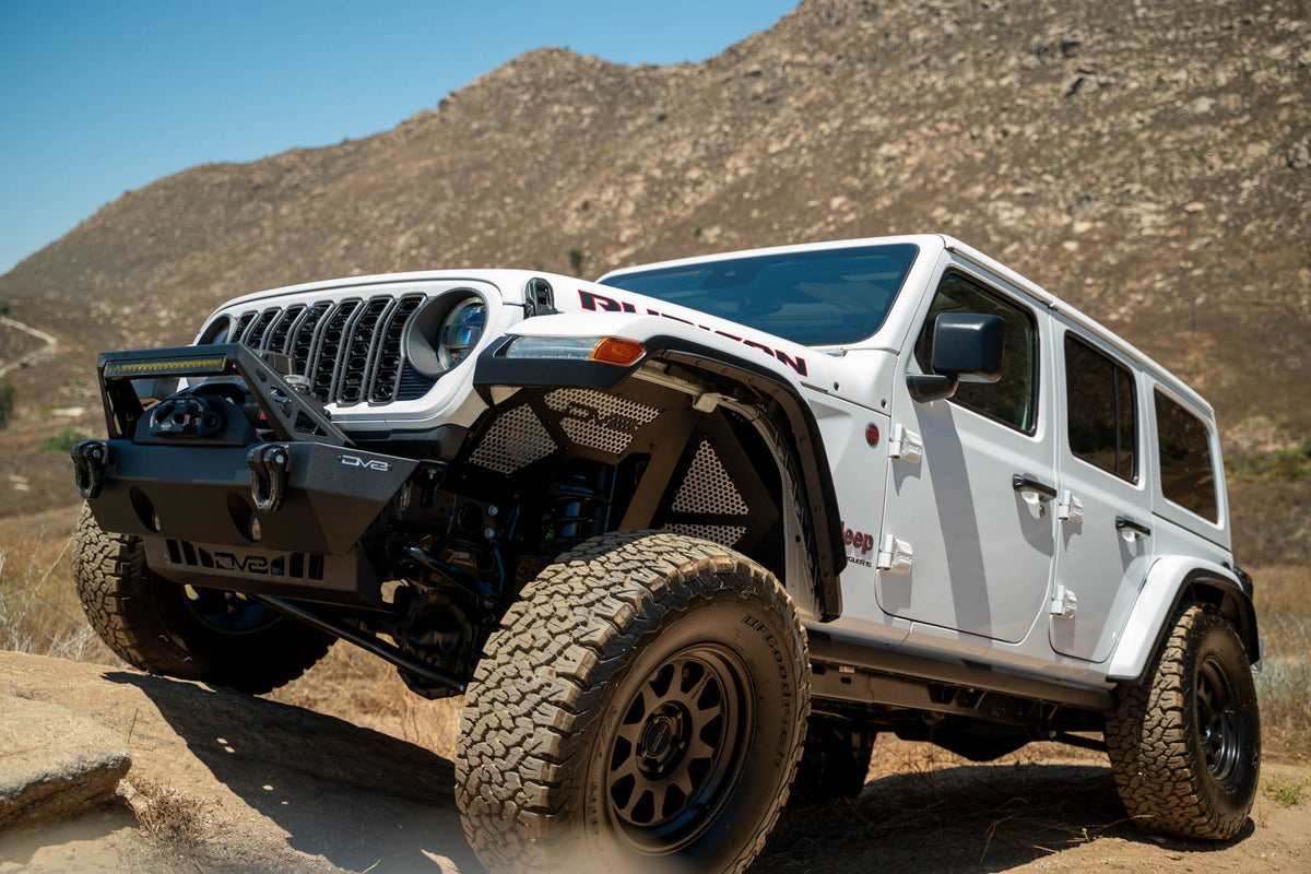2018 2025 Jeep Wrangler JL JLU Gladiator JT Front Inner Fenders DV8 Offroad