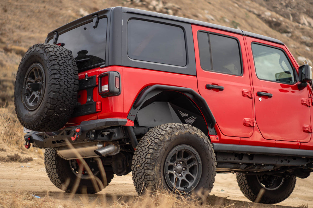 2018 2024 Jeep Wrangler JL JLU Rear Inner Fenders DV8 Offroad