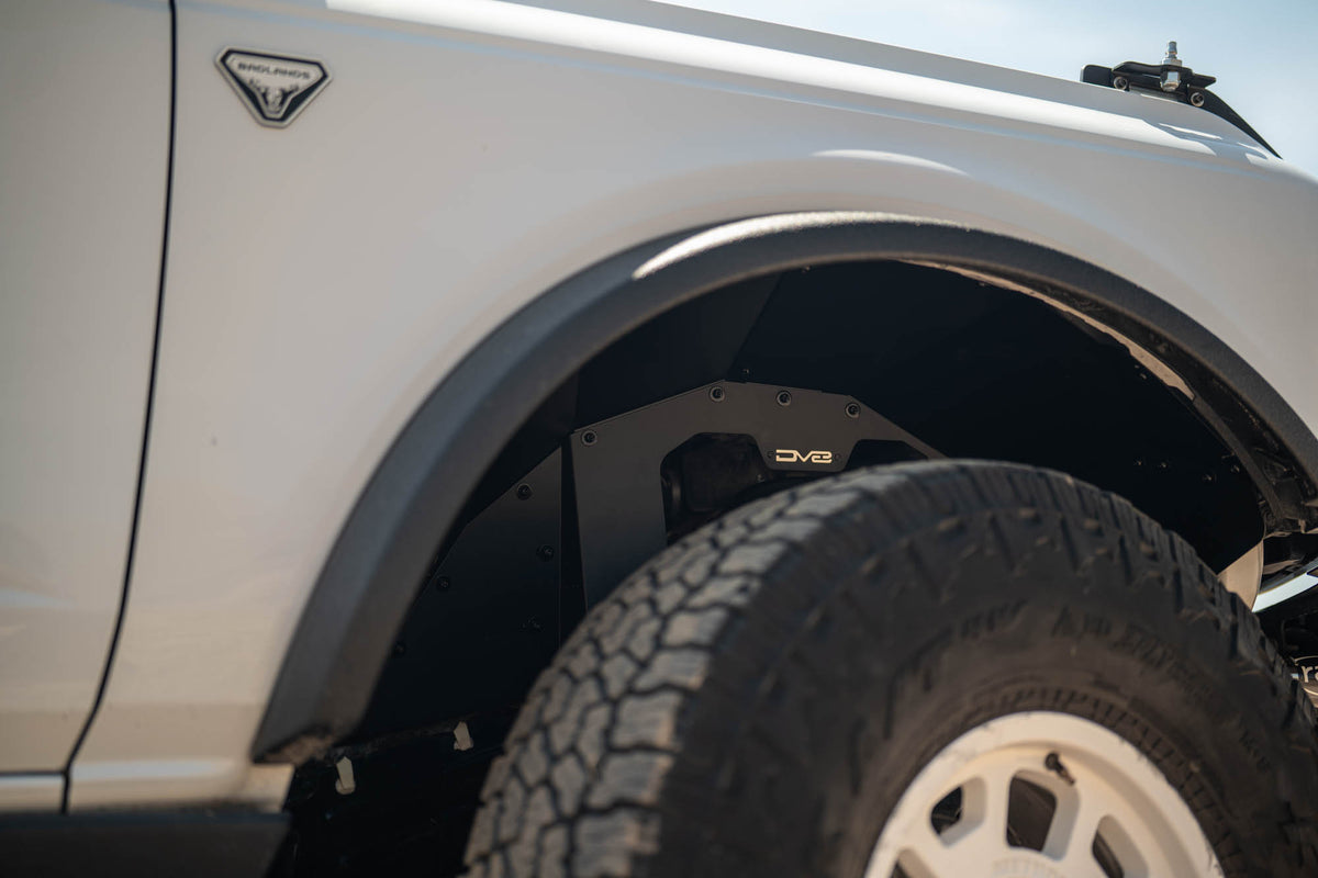 2021 2025 Ford Bronco Addictive Desert Designs Front Inner Fenders DV8 Offroad