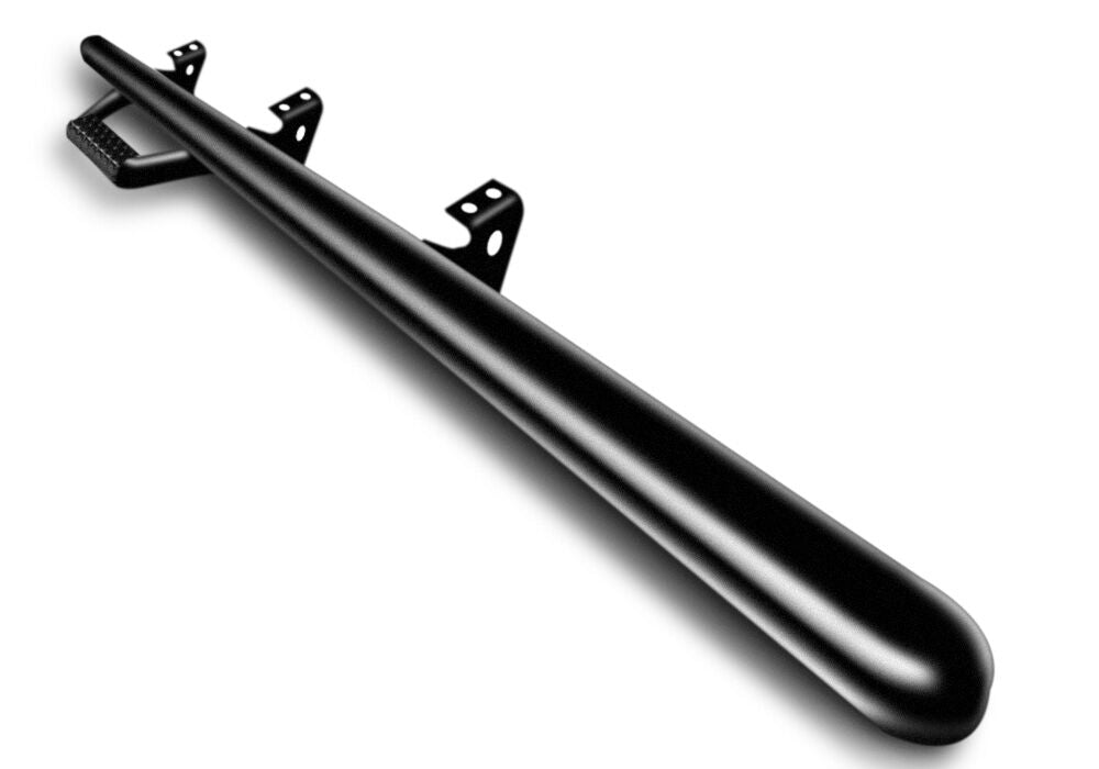 Nerf Step Bar Wheel-to-Wheel (1 Step per Side) 2012-2018 Jeep Wrangler JK 2-Door Textured Black NFab