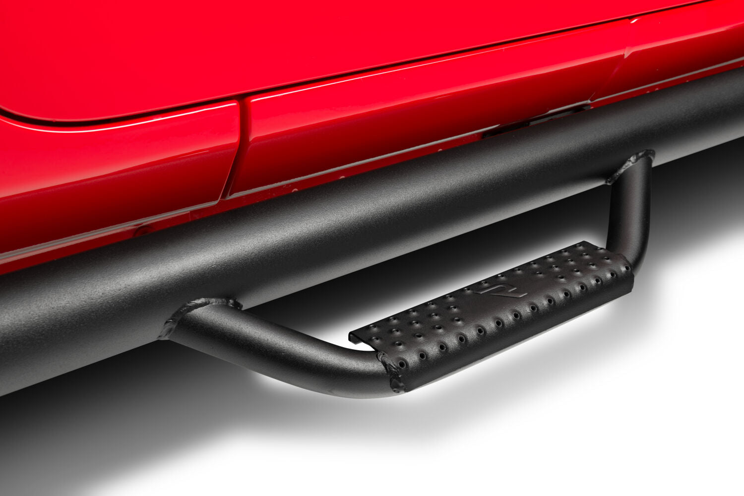 Nerf Step Bar Wheel-to-Wheel (1 Step per Side) 2012-2018 Jeep Wrangler JK 2-Door Textured Black NFab