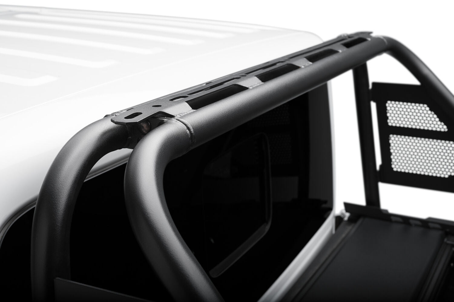 ARC Sports Bar 2020-2024 Jeep Gladiator TX Blk Works with Roll-N-Lock and Rugged Ridge Armis Retractable Bed Cover Only NFab