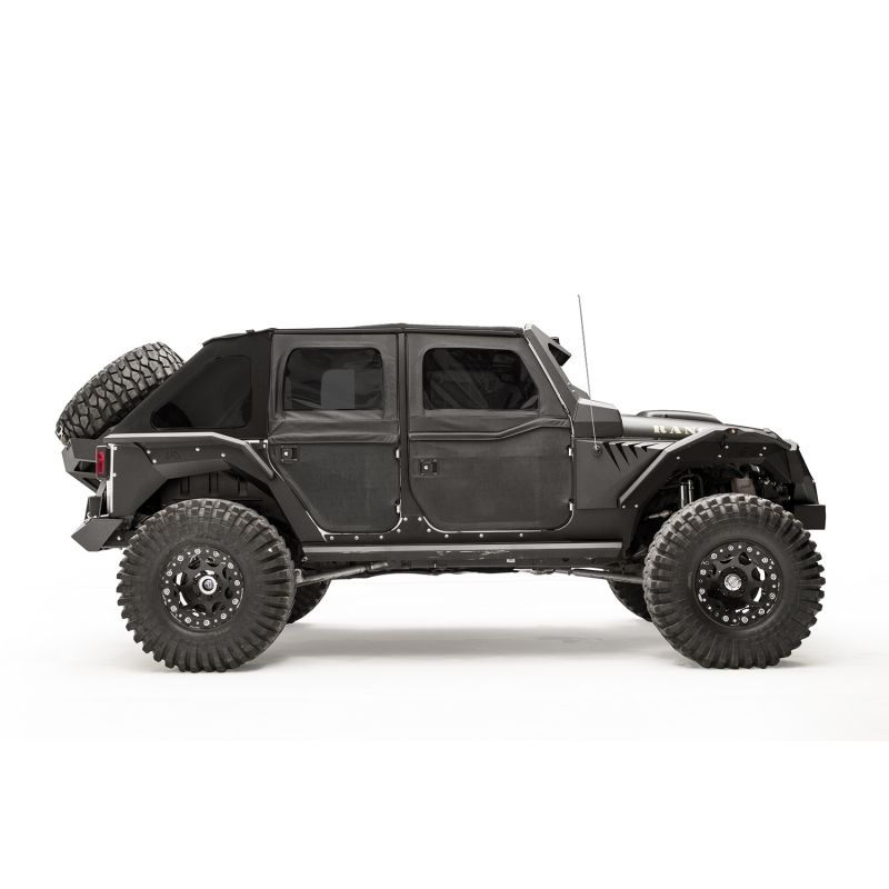 Fab Fours Fender Flare Powdercoated Model JK1005-1