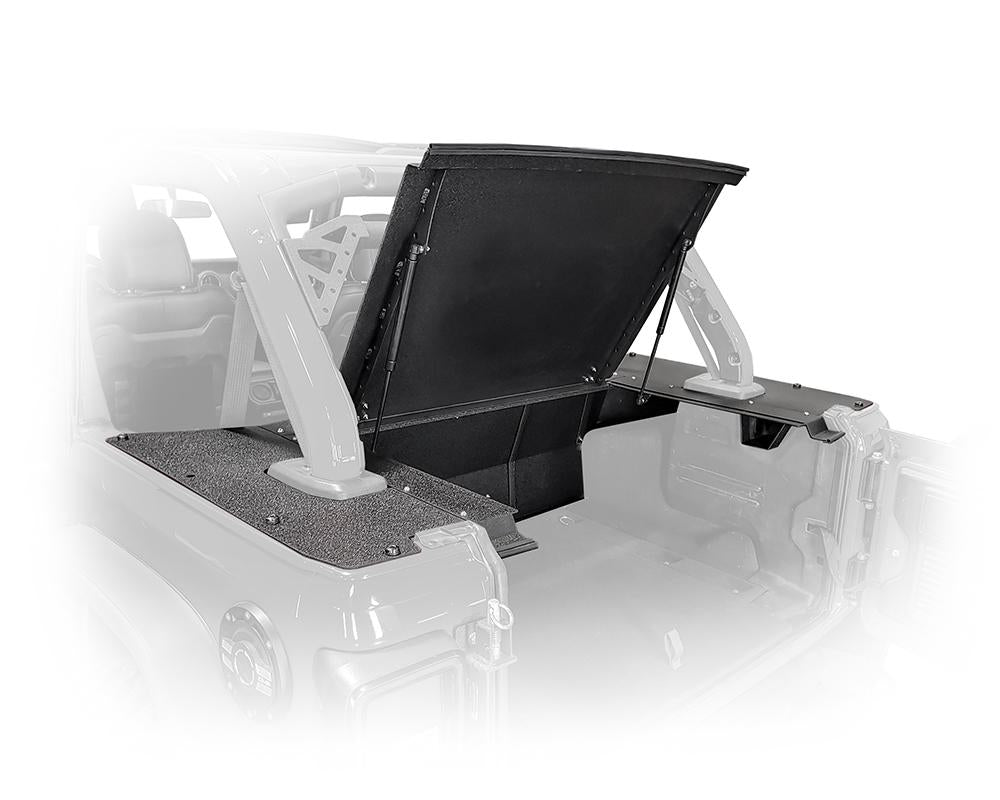 2018 2023 Jeep Wrangler JL JLU Jeep JL 4 Door Rear Storage Security Cover DV8 Offroad