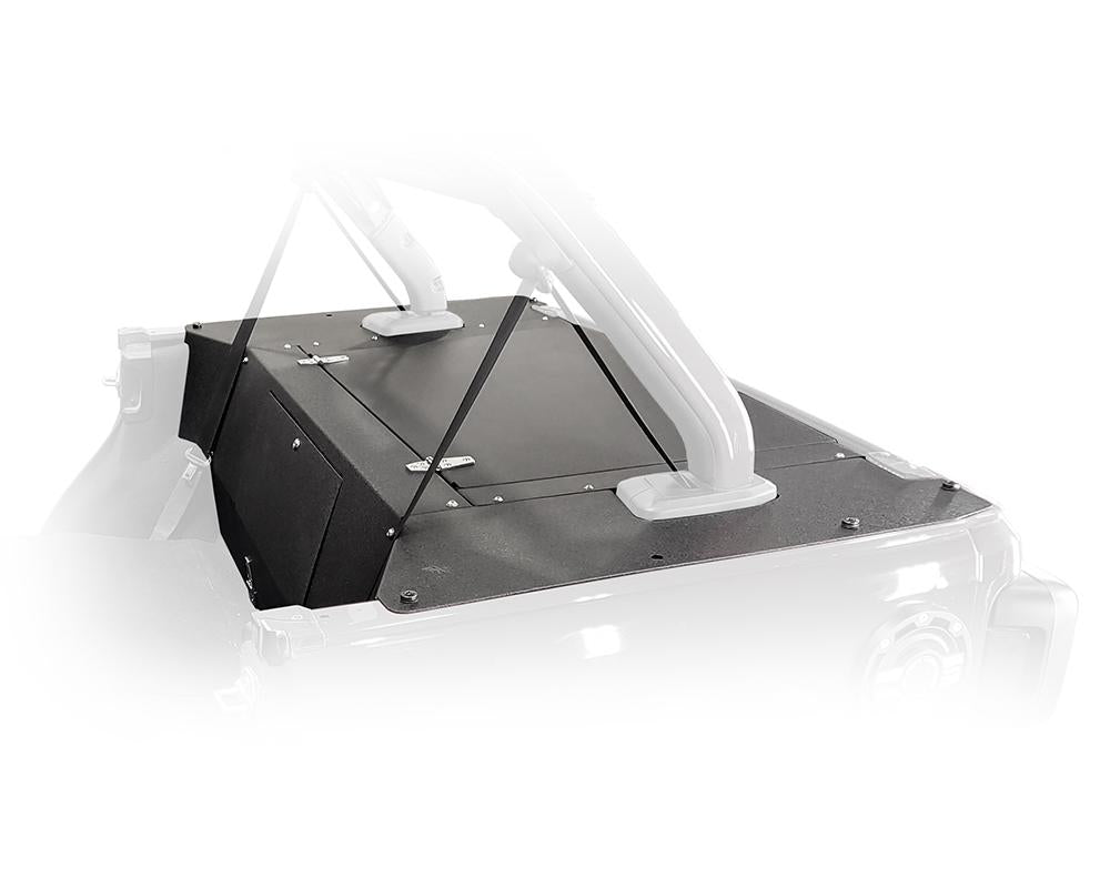 2018 2023 Jeep Wrangler JL JLU Jeep JL 4 Door Rear Storage Security Cover DV8 Offroad