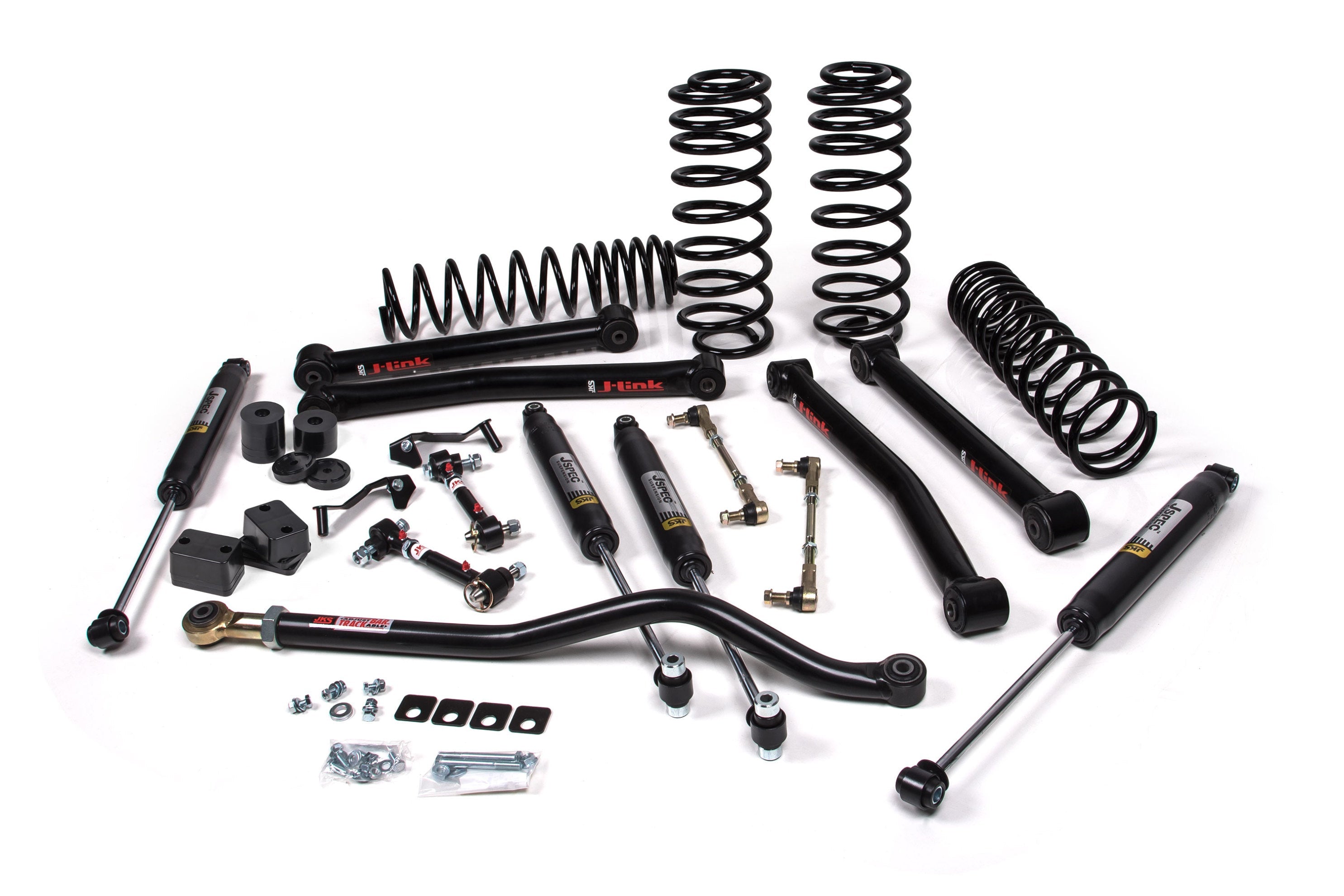 3-inch lift kit for Jeep Wrangler JL 4xe, including springs, shocks, and installation components for enhanced off-road performance.