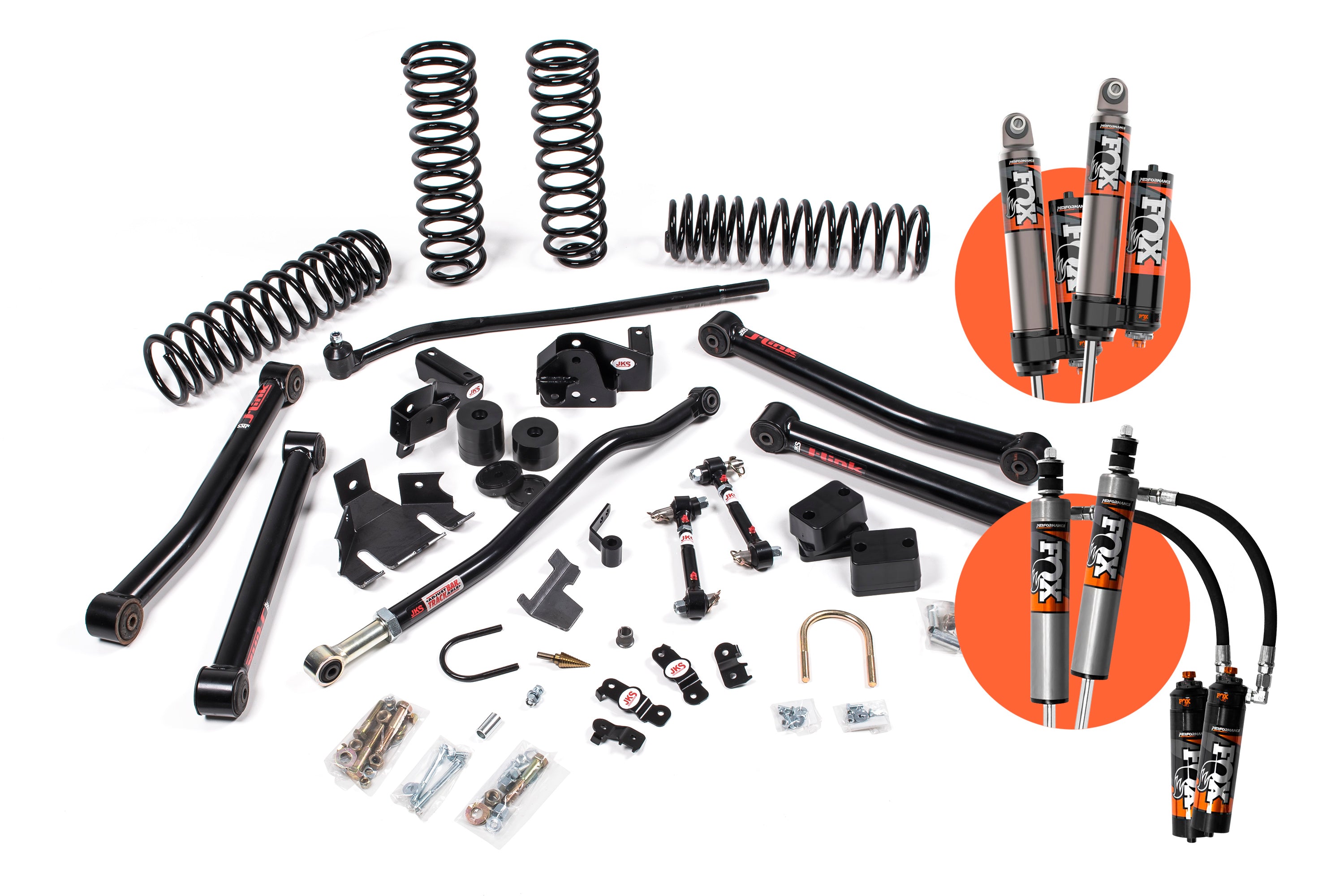 2007-2018 Jeep Wrangler JK J-Konnect 2 Door 3.5 Inch Lift Kit JSPEC