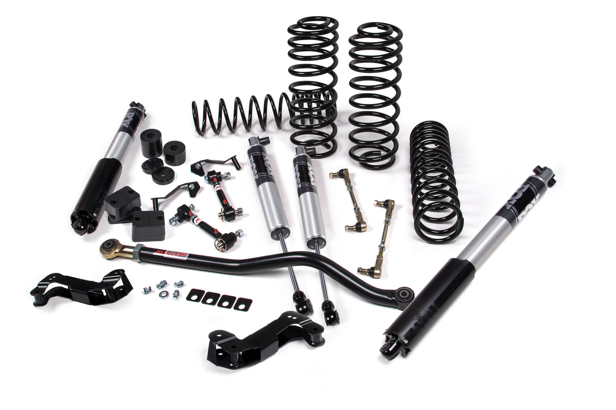 18-26 Jeep Wrangler JL J-Kontrol 3.5 Inch Lift Kit 4 Door w/Fox 2.5 Performance Series Shocks Standard Rate Coils JSPEC
