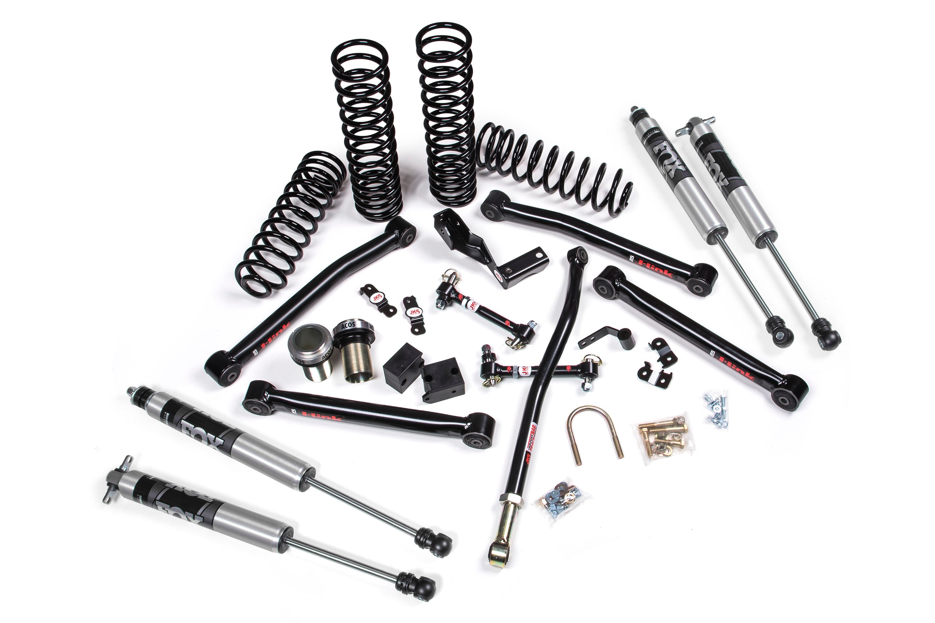 07-18 Jeep Wrangler JK J-Lander 3.5 Inch 4 Door w/Fox 2.0 Performance Series Shocks JSPEC