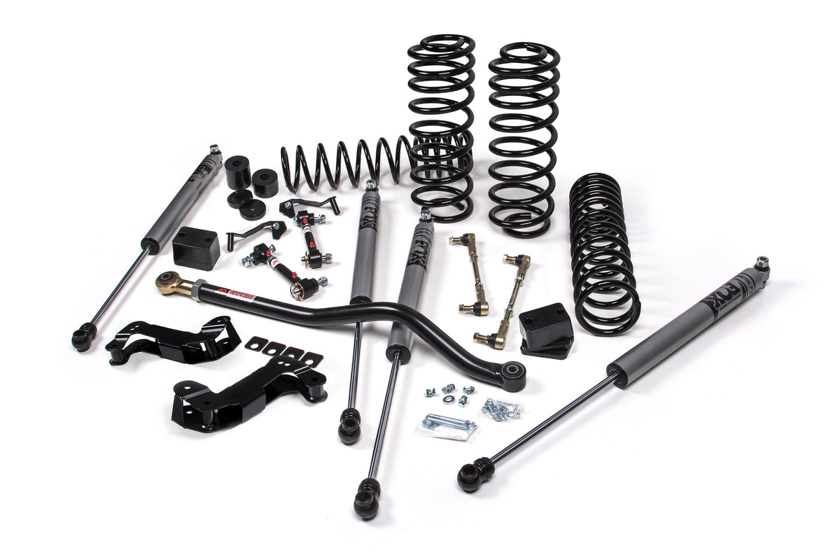 21-25 Jeep Wrangler JL 4xe 4 Door 2 Inch J-Kontrol Suspension Lift Kit Fox 2.0 Adv Series Shocks JSPEC