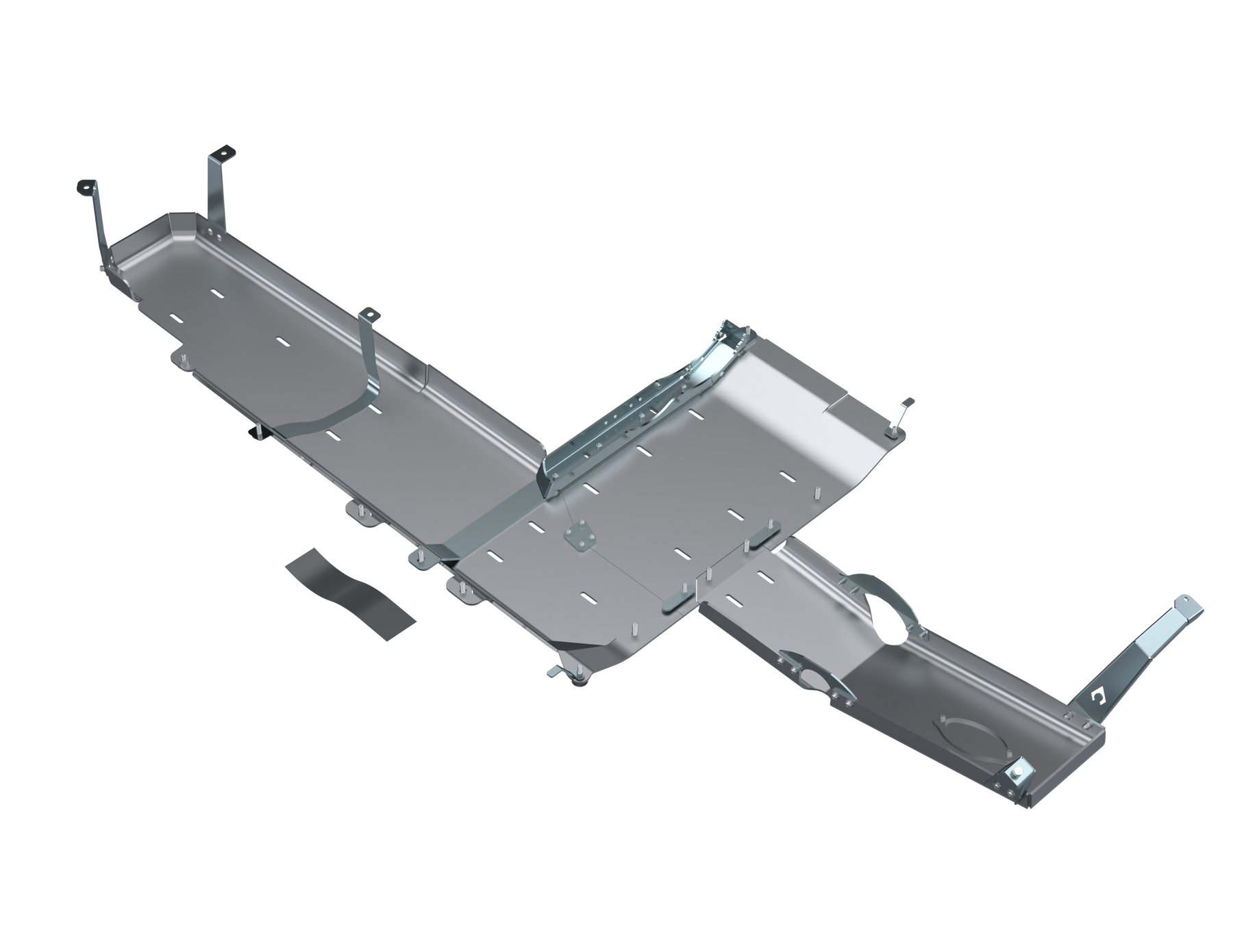 JT Gladiator Full Bellypan With Oil Door - 3.0L Diesel Aluminum Artec Industries