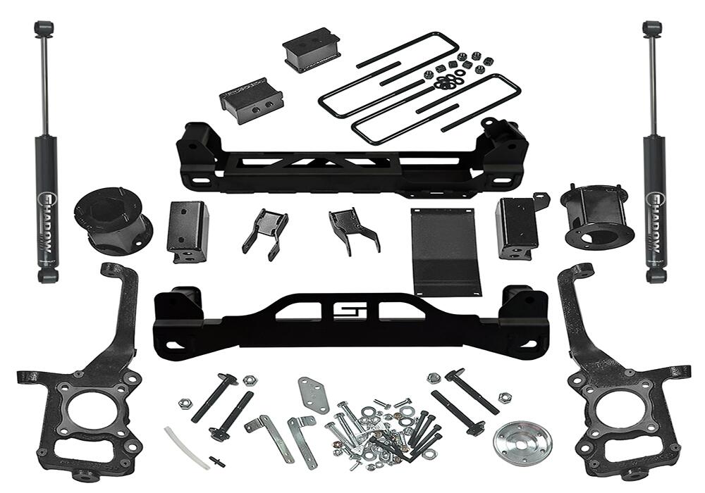 6 Inch Lift Kit 2009-2014 Ford F-150 4WD with Superlift Rear Shocks Superlift