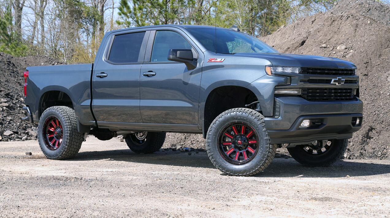 6 Inch Lift Kit 2019 (New Body Style)-2024 Chevy Silverado/GMC Sierra 1500 4WD with Aluminum or Stamped Steel Control Arms with Superlift Rear Shocks (excludes Trailboss or AT4) Superlift