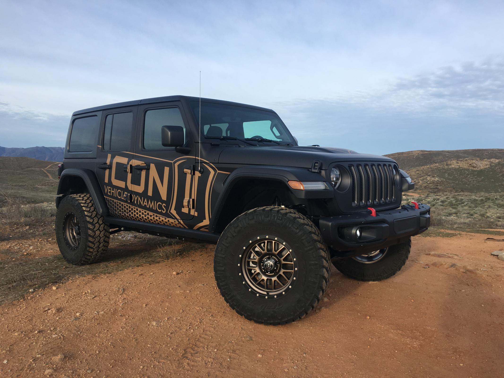 18-Up Jeep JL 2.5 Inch Suspension System Icon Vehicle Dynamics