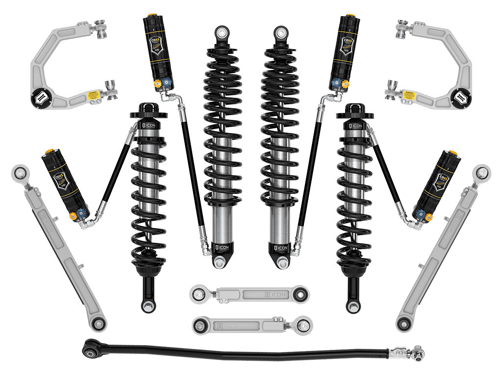 2021-2023 Ford Bronco Non-Sasquatch 3-4 Inch Lift Suspension System Tubular Icon Vehicle Dynamics