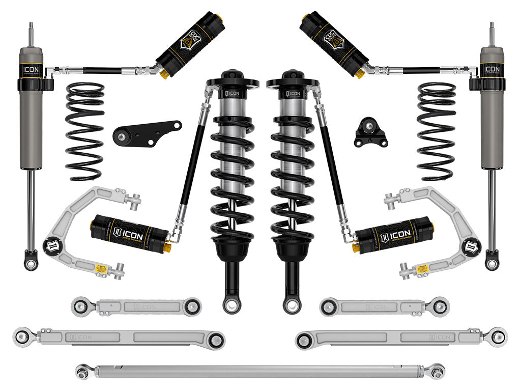 2025 Toyota 4Runner 4WD 1.25-3 Inch Lift Stage 10 Suspension System Billet Icon Vehicle Dynamics