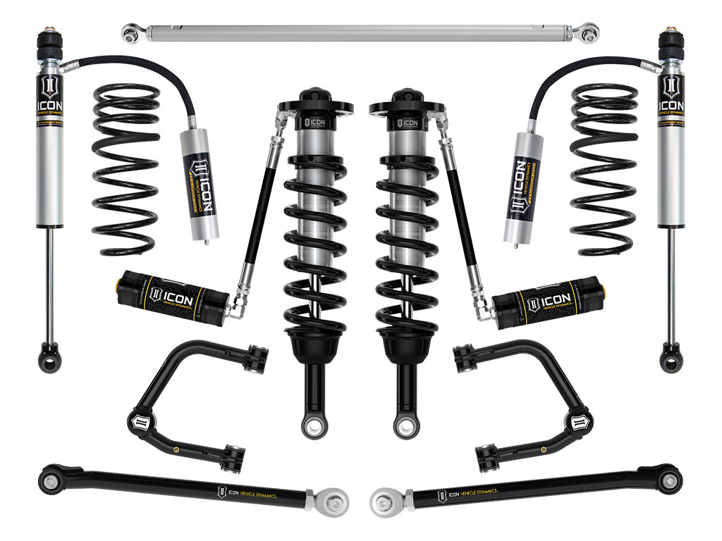 ICON 2025 Toyota 4Runner 2WD, 1.25-3" Lift, Stage 4 Suspension System, Tubular