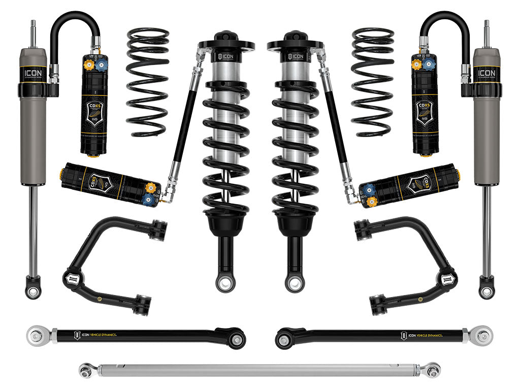 ICON 2025-2026 Toyota 4Runner 2WD, 1.25-3" Lift, Stage 9 Suspension System, Tubular