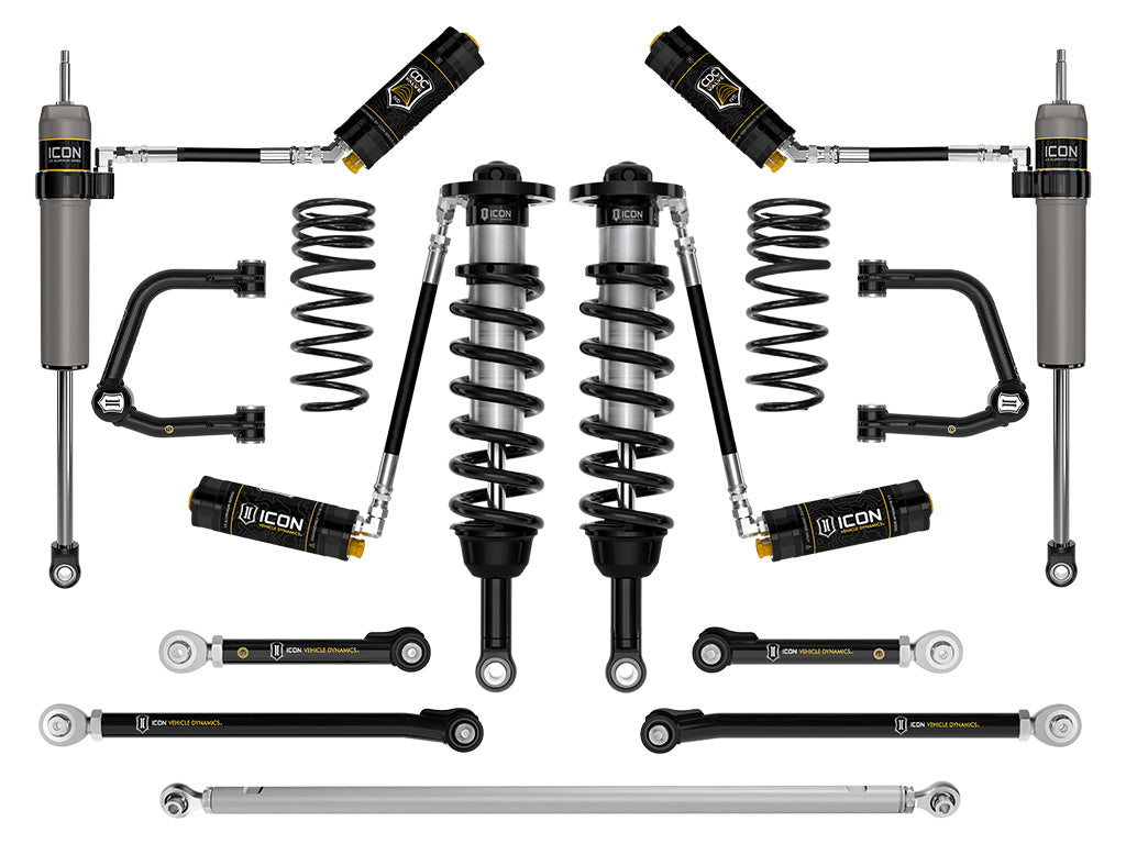 ICON 2025-2026 Toyota 4Runner 2WD, 1.25-3" Lift, Stage 10 Suspension System, Tubular