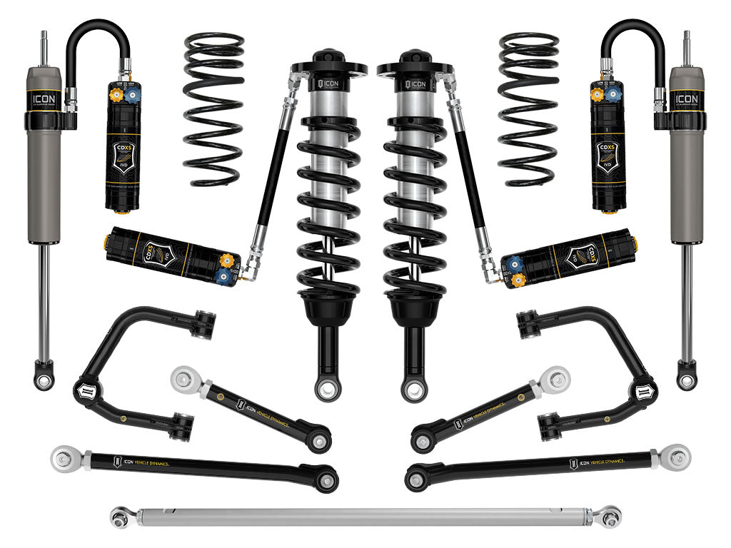 ICON 2025-2026 Toyota 4Runner 2WD, 1.25-3" Lift, Stage 11 Suspension System, Tubular