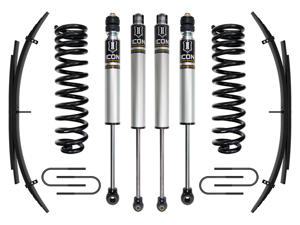 2008-2010 Ford F-250/F-350 Super Duty 4WD Diesel 2.5 Inch Lift Suspension System W/ Expansion Packs Icon Vehicle Dynamics