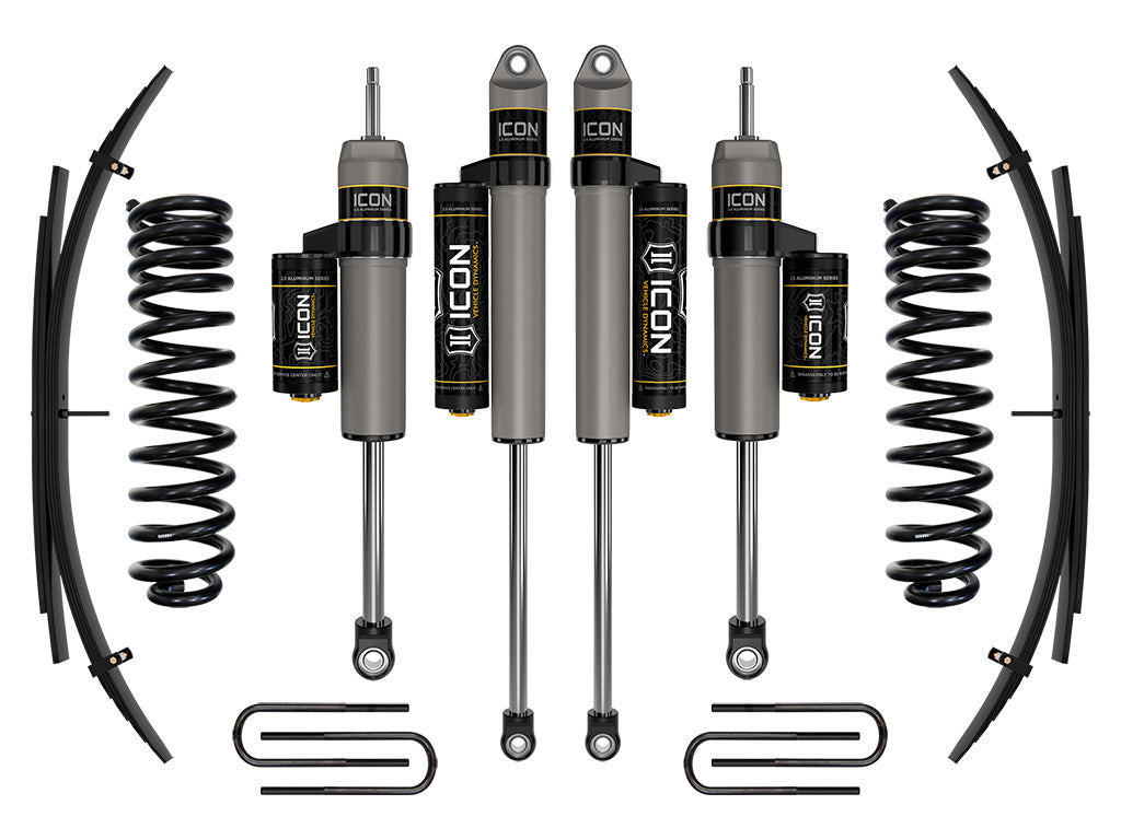 2011-2016 Ford F-250/F-350 Super Duty 4WD Diesel 2.5 Inch Lift Suspension System W/ Expansion Packs Icon Vehicle Dynamics