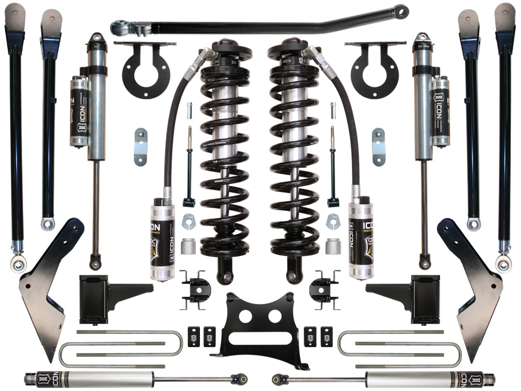 05-07 Ford F-250/F-350 4-5.5 Inch Stage 5 Coilover Conversion System Icon Vehicle Dynamics