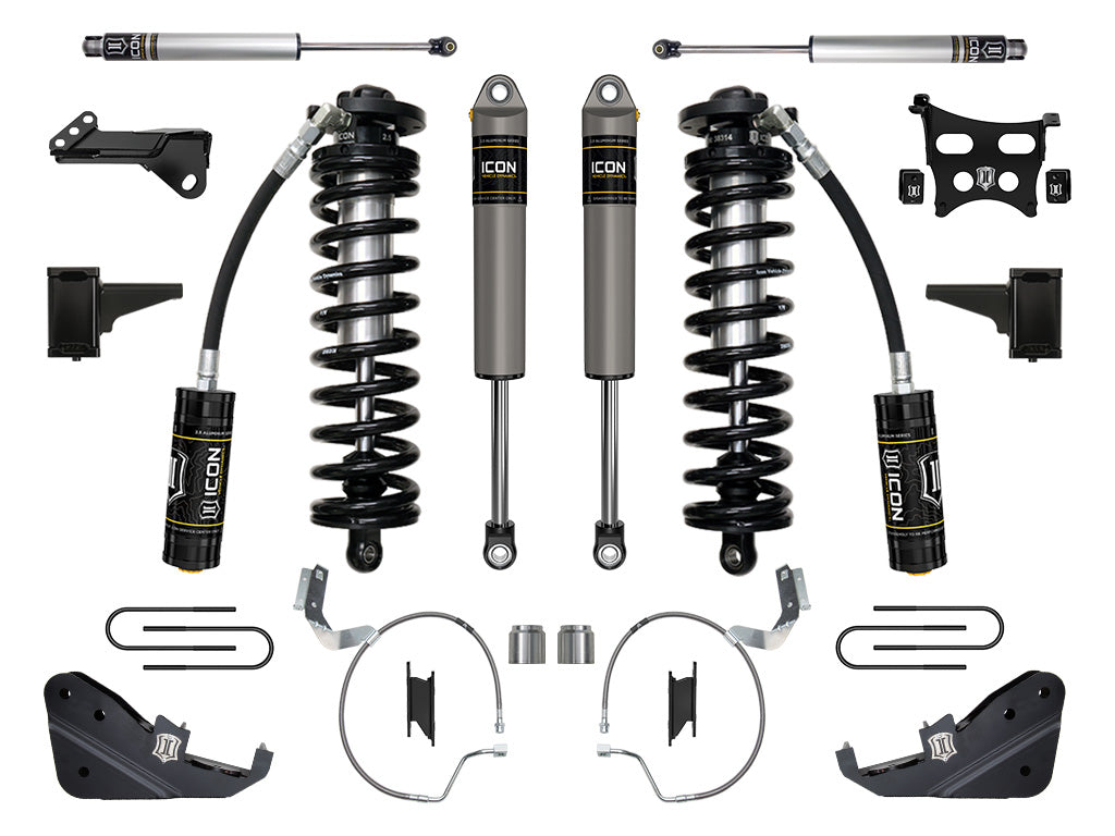 2023-2025 Ford F-250/F-350 Super Duty 4WD 4-5.5 Inch Lift Coilover Conversion System Icon Vehicle Dynamics