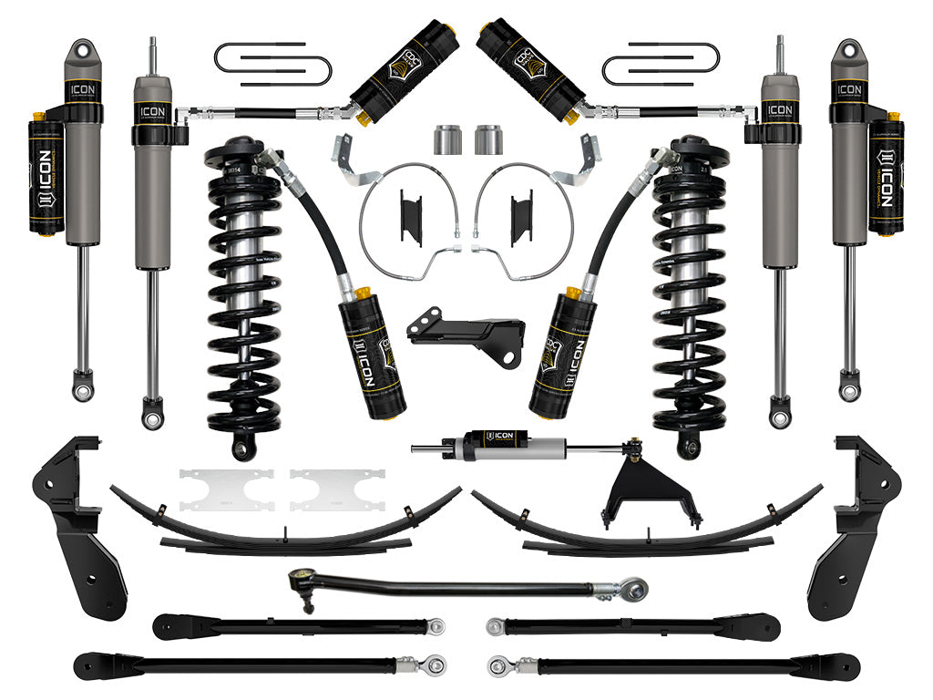2023-2025 Ford F-250/F-350 Super Duty 4WD 4-5.5 Inch Lift Coilover Conversion System W/ Expansion Packs Icon Vehicle Dynamics