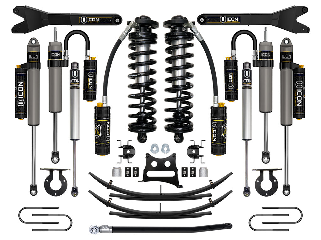 08-10 Ford F250/F350 2.5-3 Inch Lift Coilover System W/ Leaf Springs Icon Vehicle Dynamics