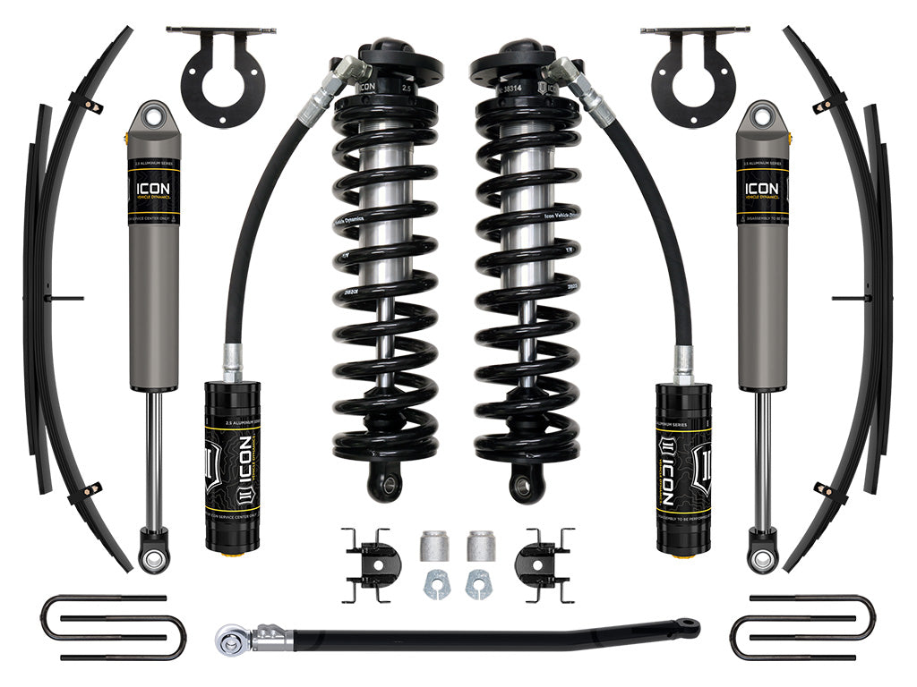 11-16 Ford F250/F350 2.5-3 Inch Lift Coilover System W/ Leaf Springs Icon Vehicle Dynamics