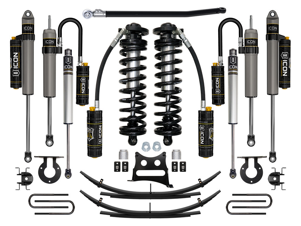 11-16 Ford F250/F350 2.5-3 Inch Lift Coilover System W/ Leaf Springs Icon Vehicle Dynamics