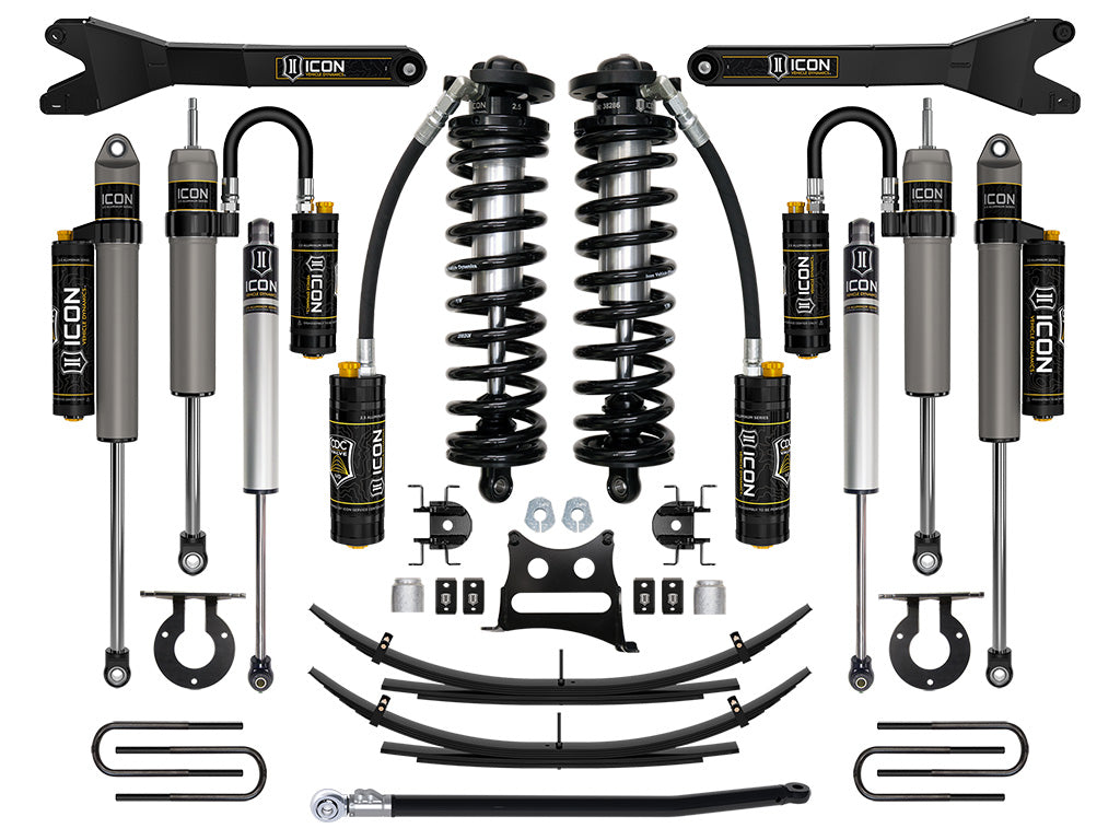 11-16 Ford F250/F350 2.5-3 Inch Lift Coilover System W/ Leaf Springs Icon Vehicle Dynamics