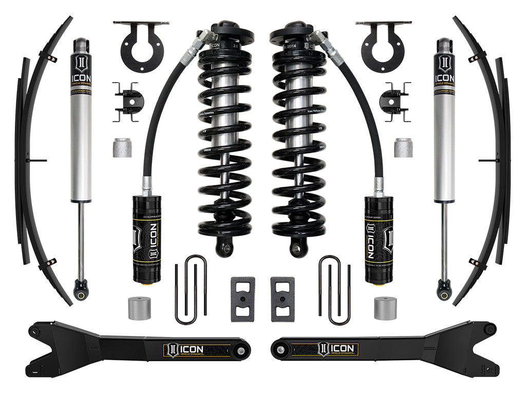 2023-2025 Ford F-250/F-350 Super Duty 4WD 2.5-3 Inch Lift Coilover Conversion System W/ Radius Arms & Expansion Packs Icon Vehicle Dynamics