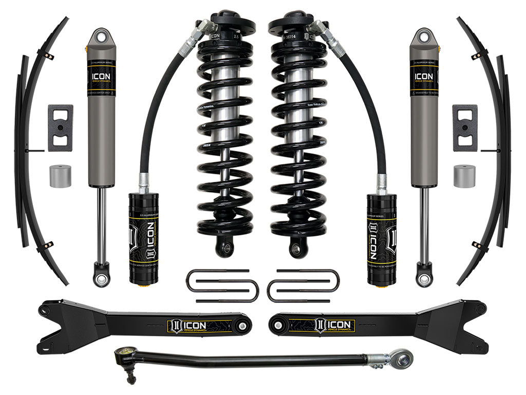 2023-2025 Ford F-250/F-350 Super Duty 4WD 2.5-3 Inch Lift Coilover Conversion System W/ Radius Arms & Expansion Packs Icon Vehicle Dynamics